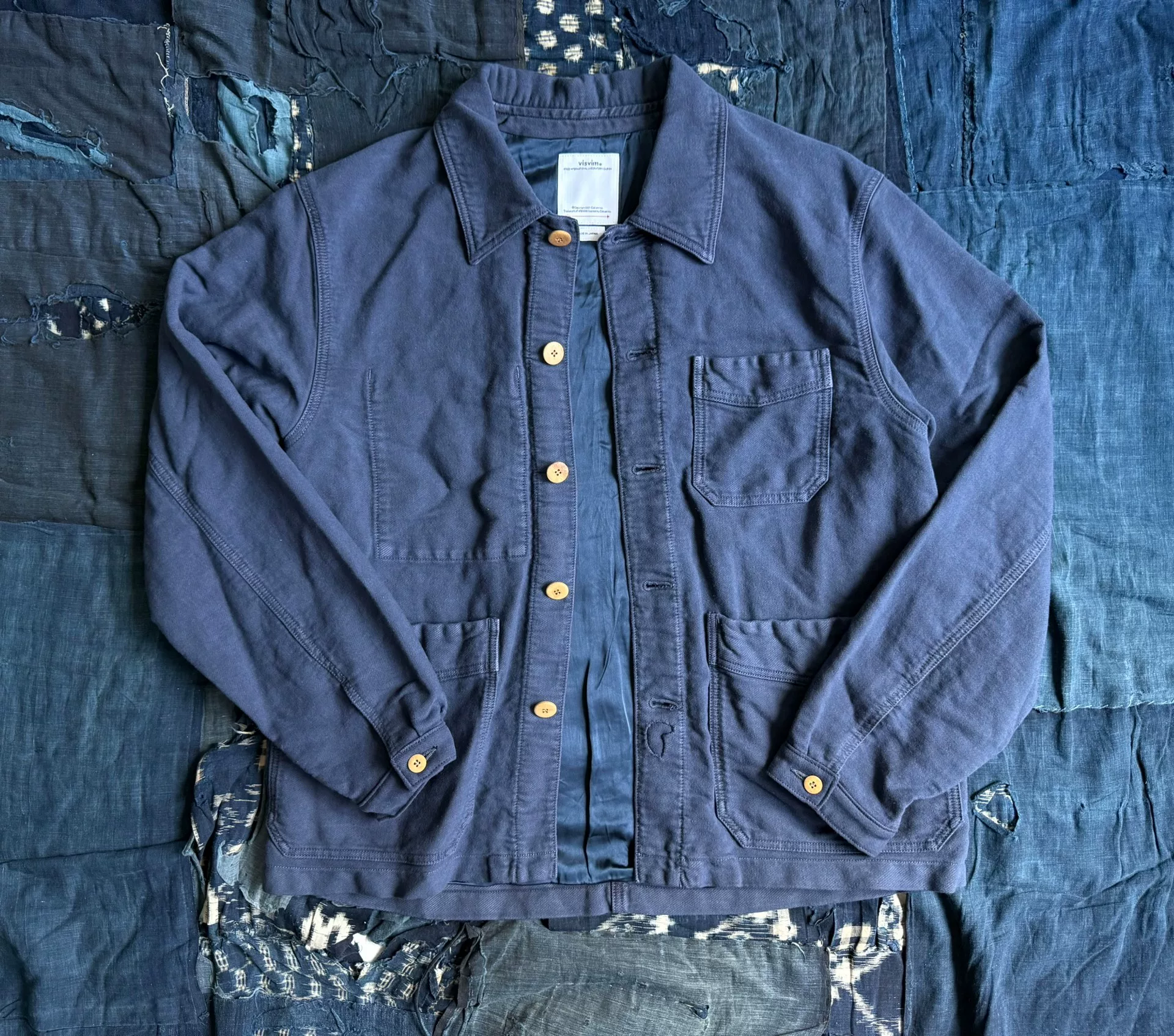 Visvim 25AW Travail Coverall Moleskin — front