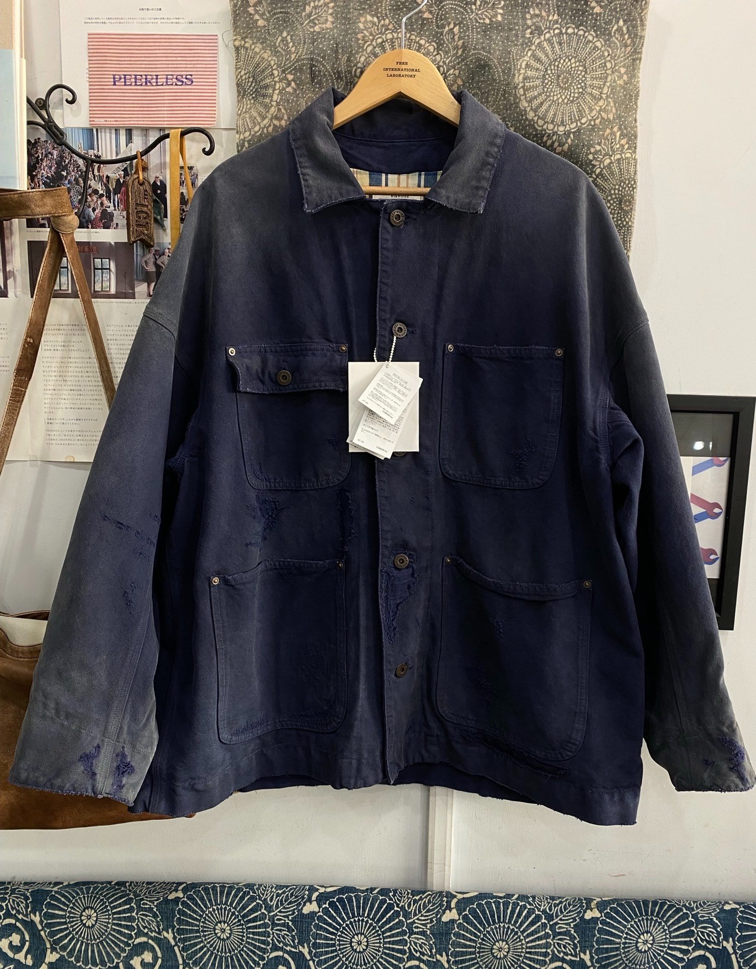 VISVIM 22SS MACRAY COVERALL CRASH Jacket