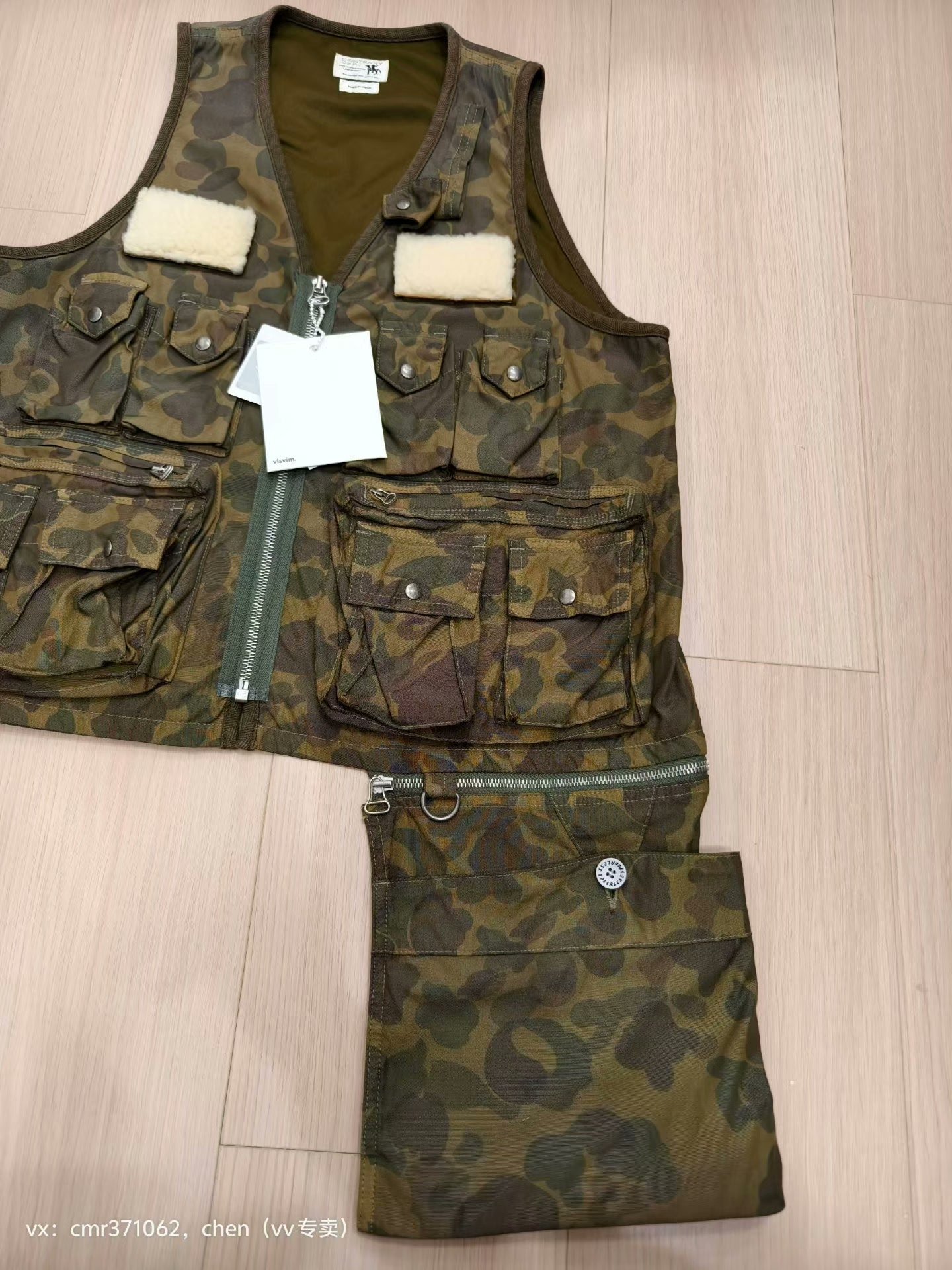 visvim 20 Fisherman Vest — back