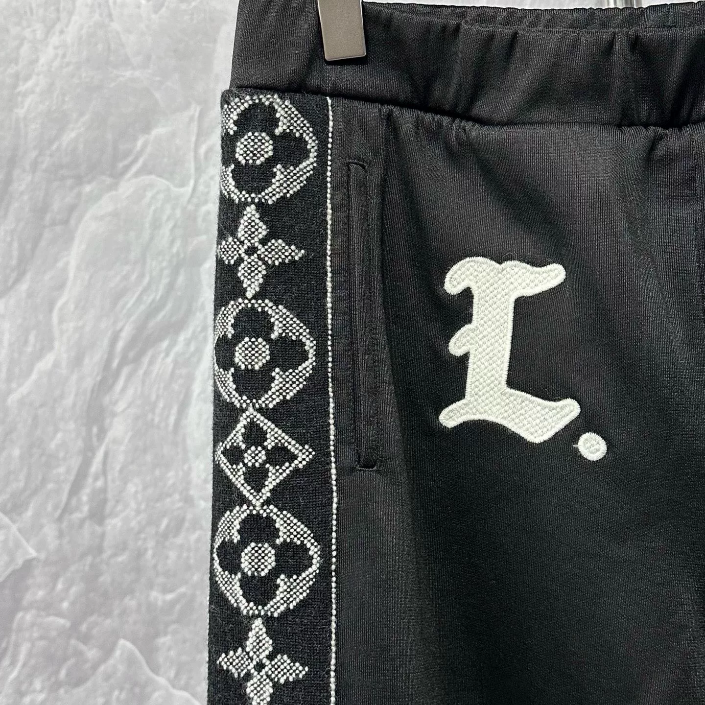 Louis Vuitton LV Logo Side Tape Pants — detail
