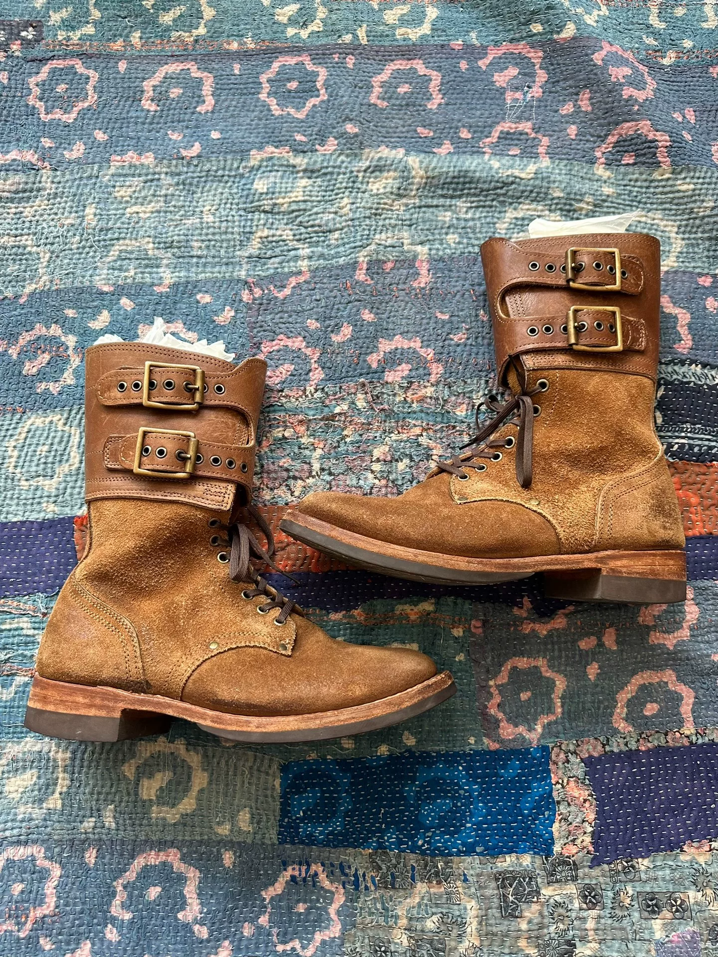 RRL Ralph Lauren Julian Suede Work Boots