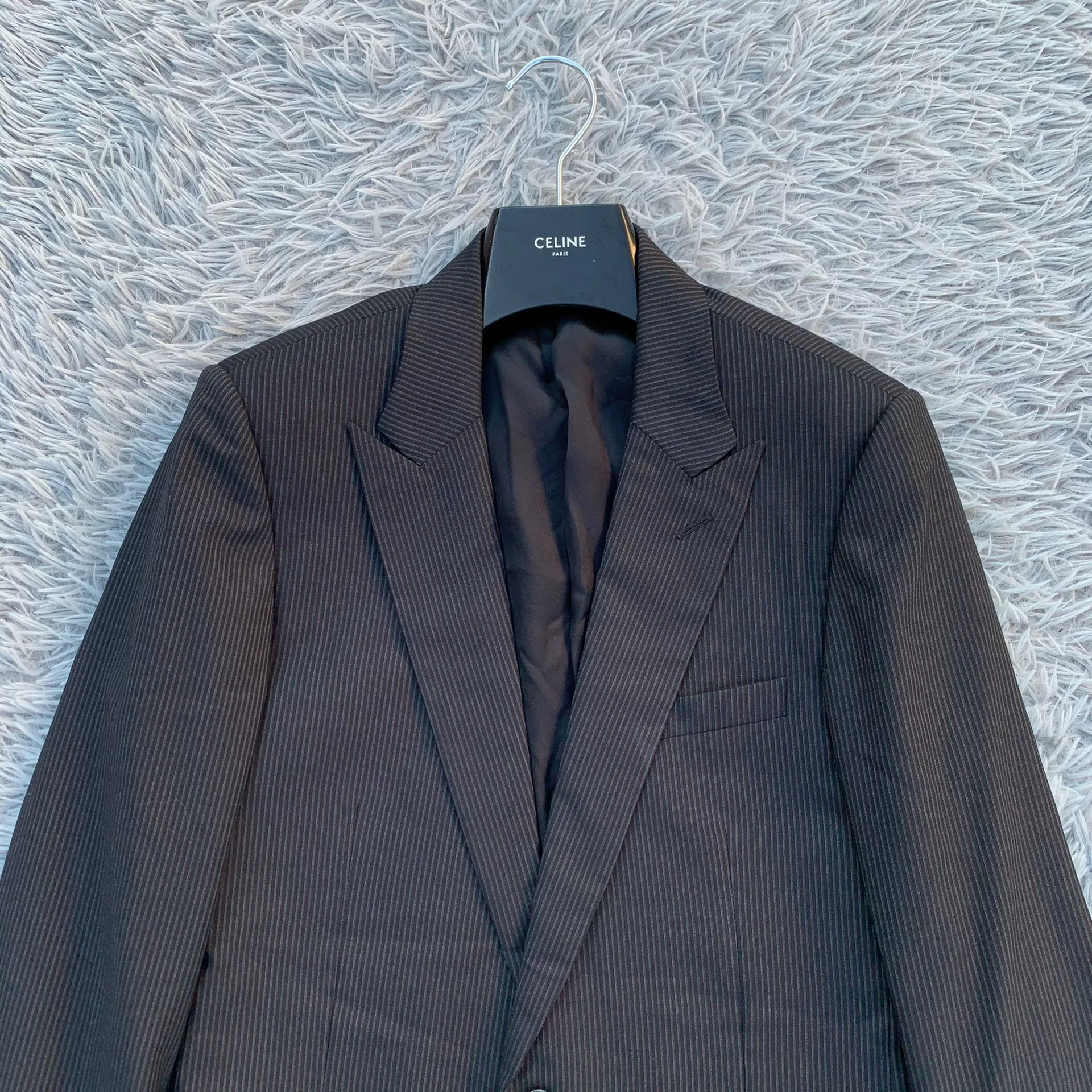 Dior Homme Striped Wool Suit — front