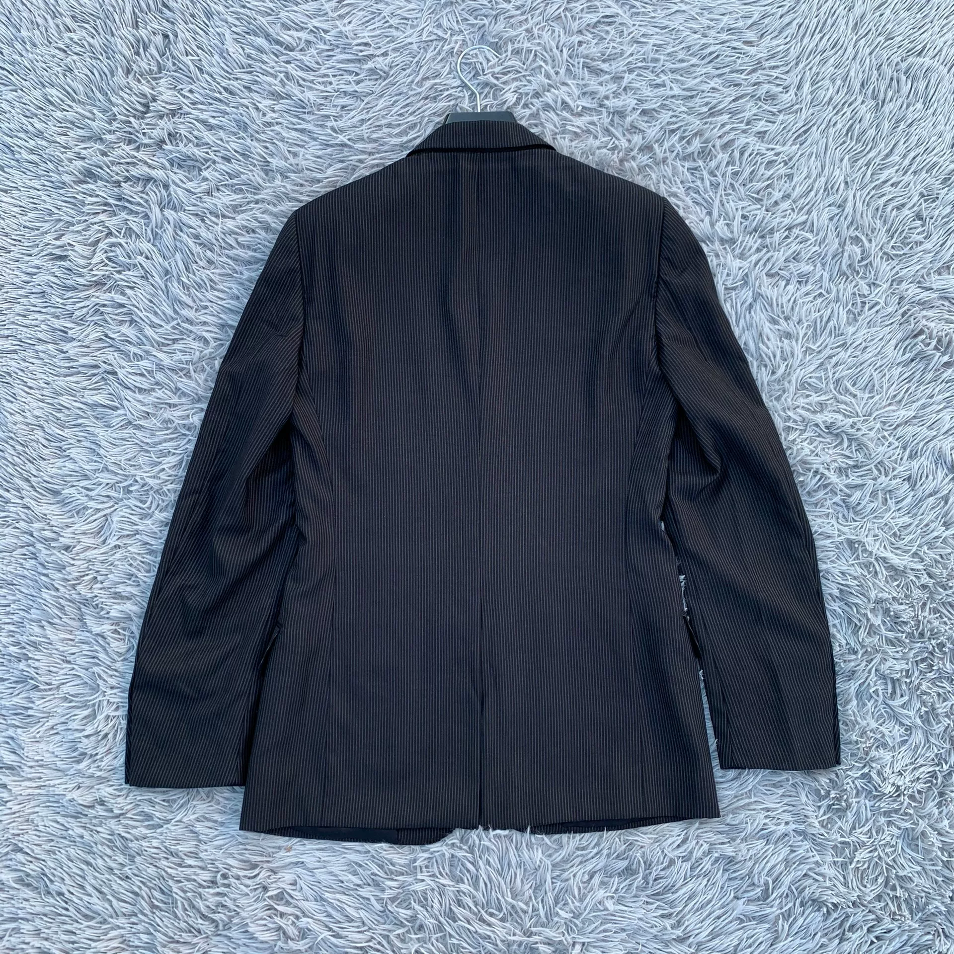 Dior Homme Striped Wool Suit — back