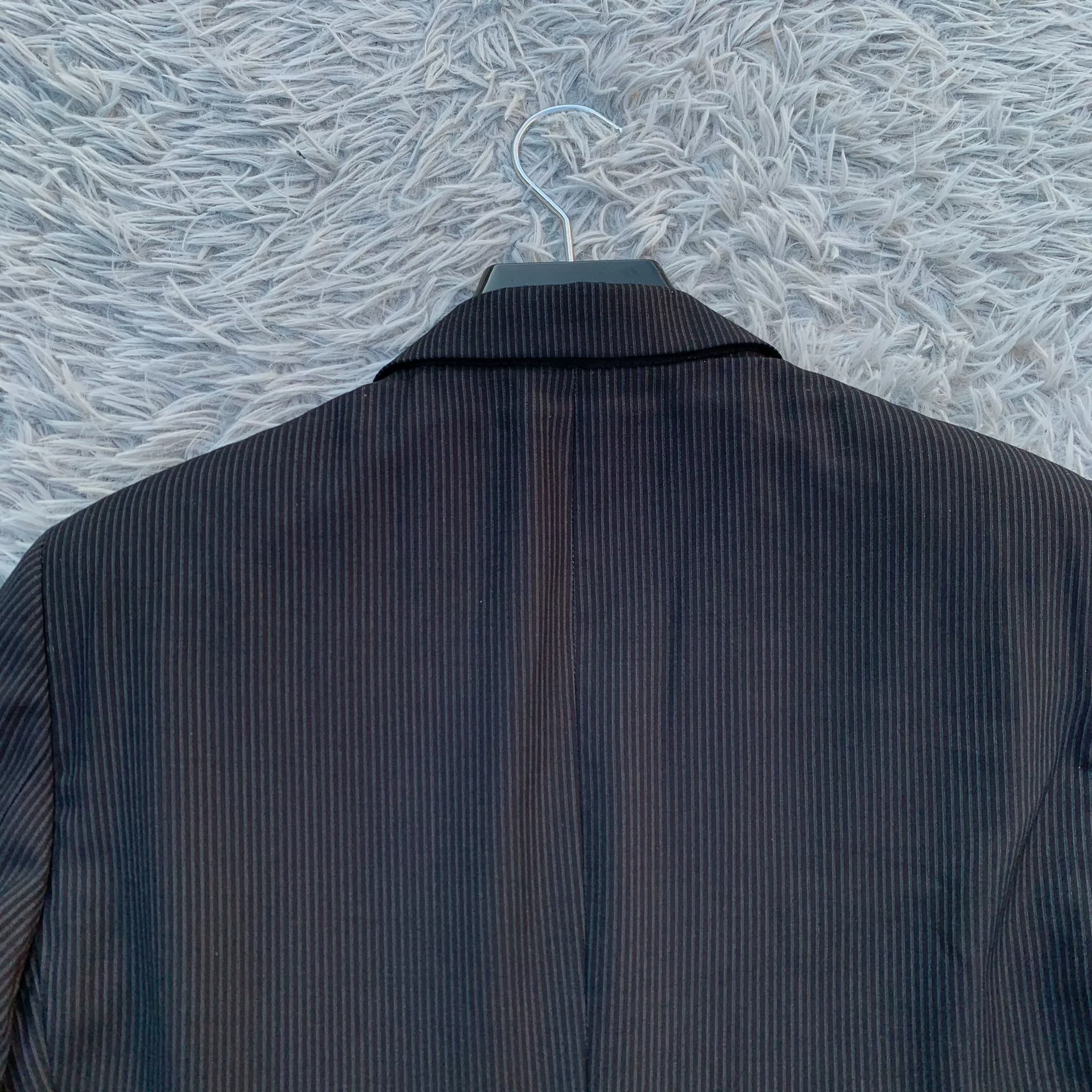 Dior Homme Striped Wool Suit — label