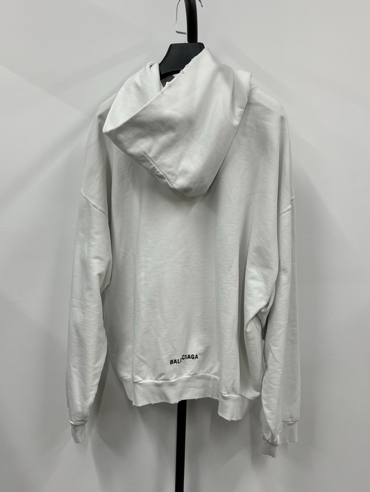 Balenciaga FW23 Light Gray 'Je t'aime' Hoodie — front