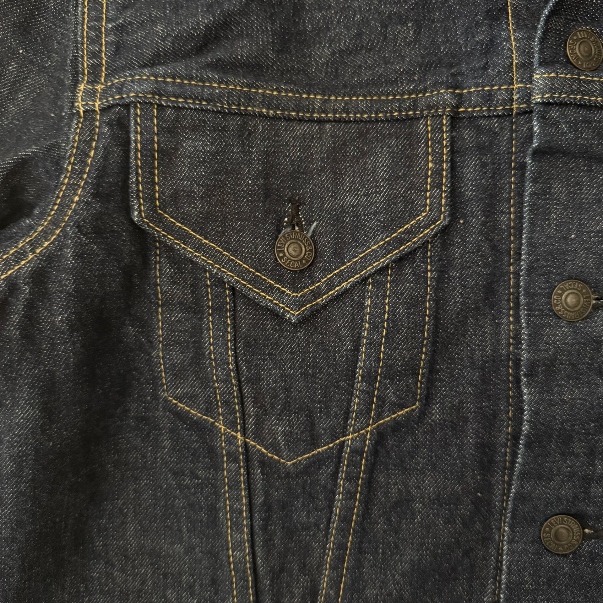 Levi's LVC557 Type3 Denim Jacket — label