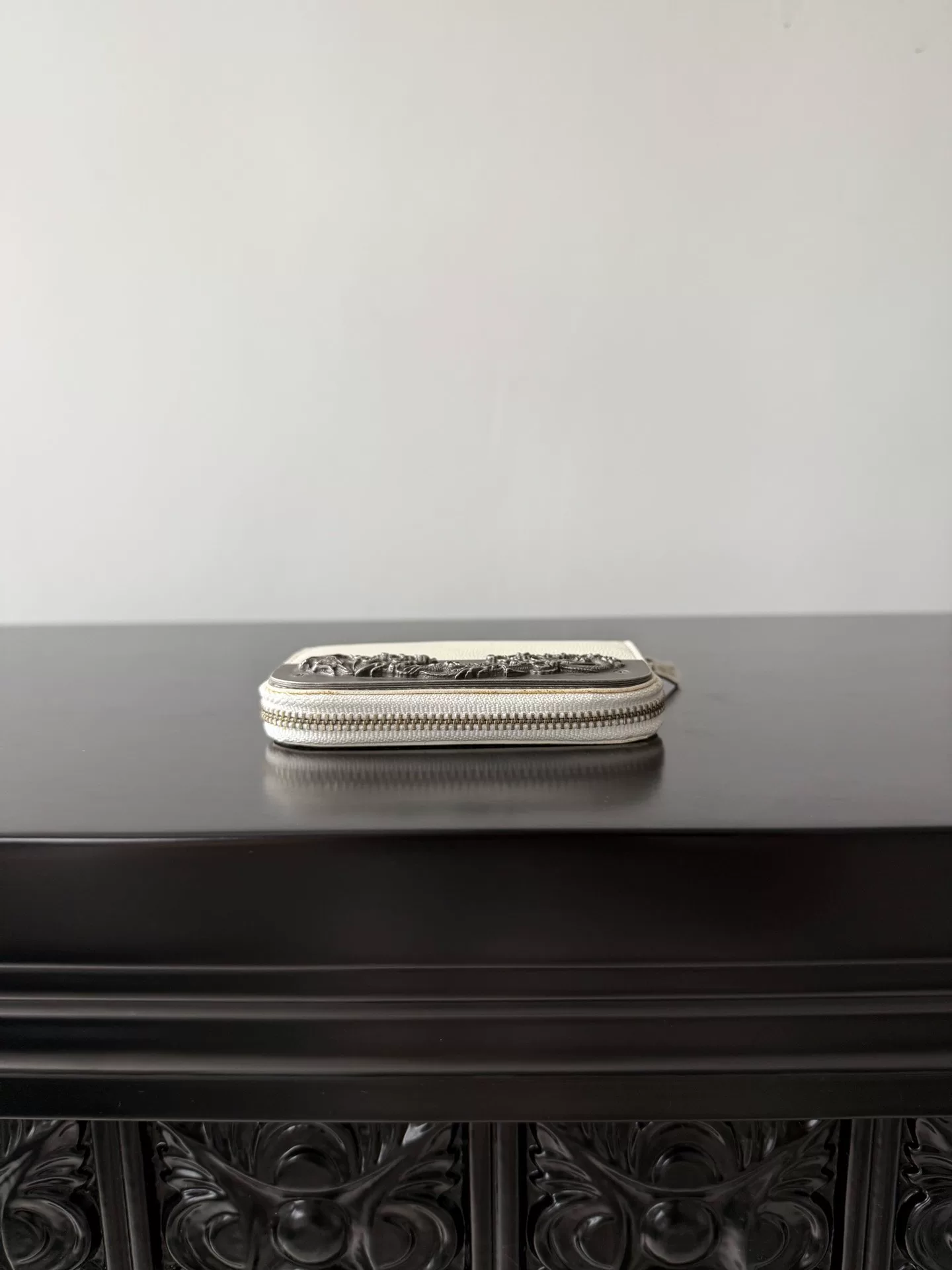 Jean Paul Gaultier Dragon Engraved Coin Purse — label