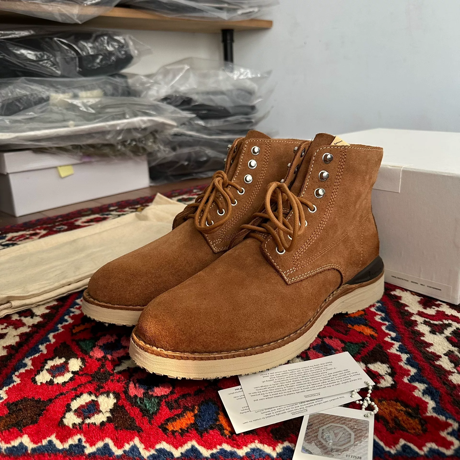 visvim 20ss Virgil Folk Boots — front