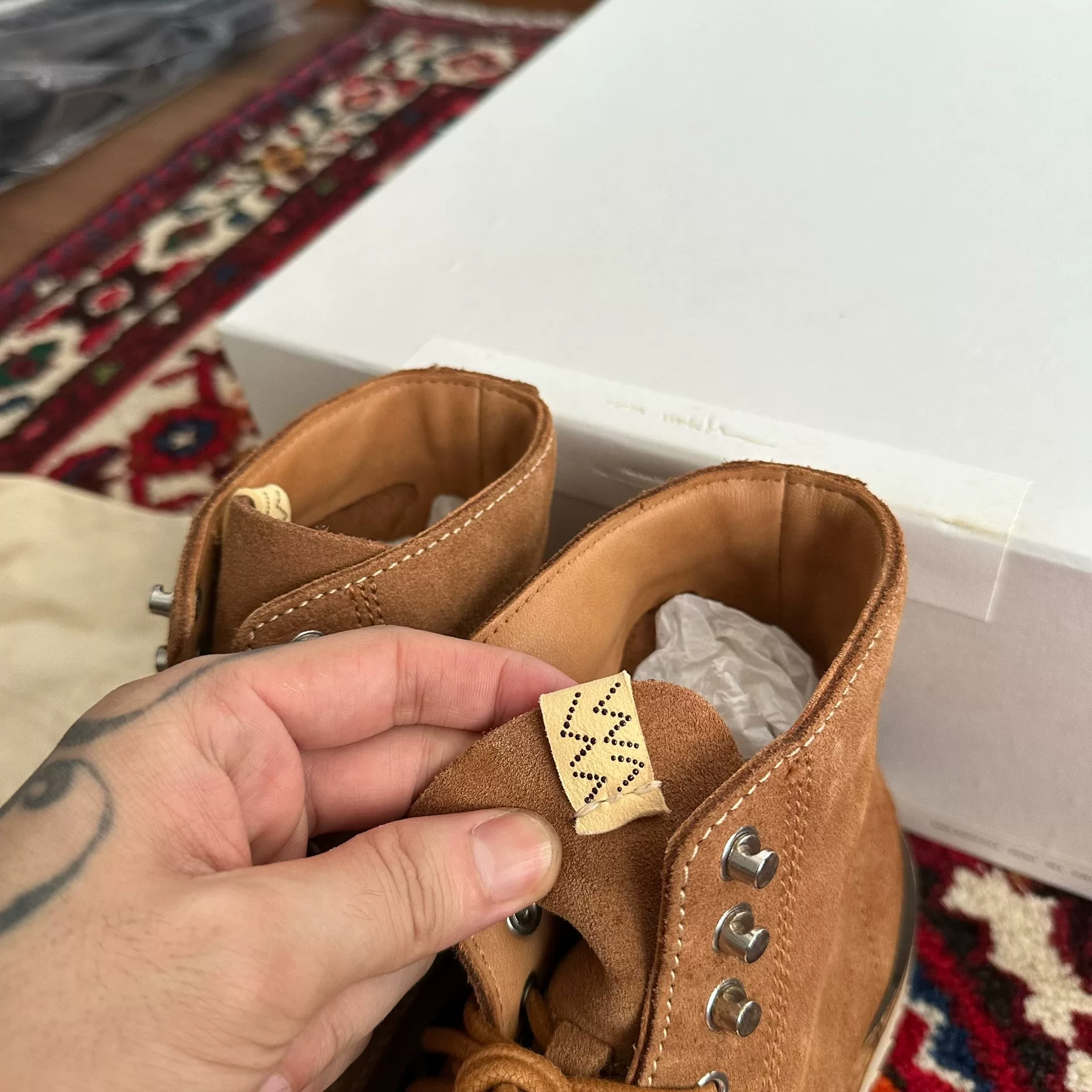 visvim 20ss Virgil Folk Boots — detail