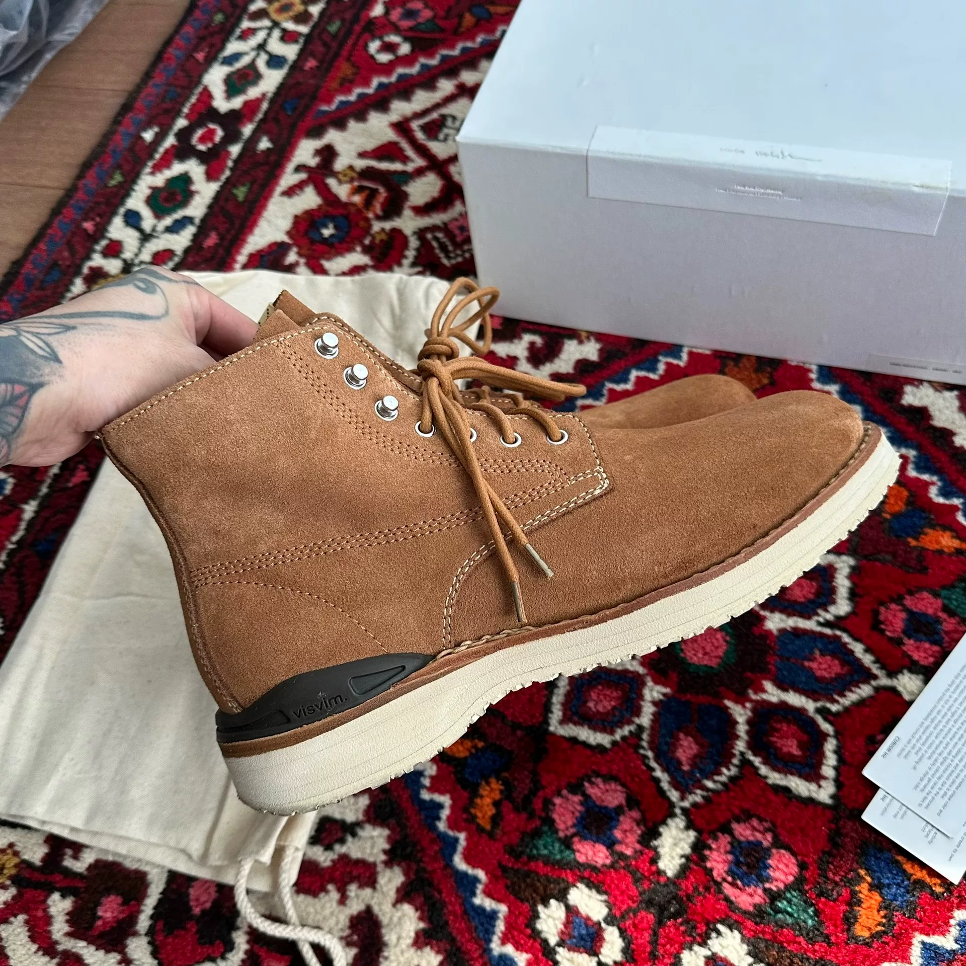 visvim 20ss Virgil Folk Boots — label