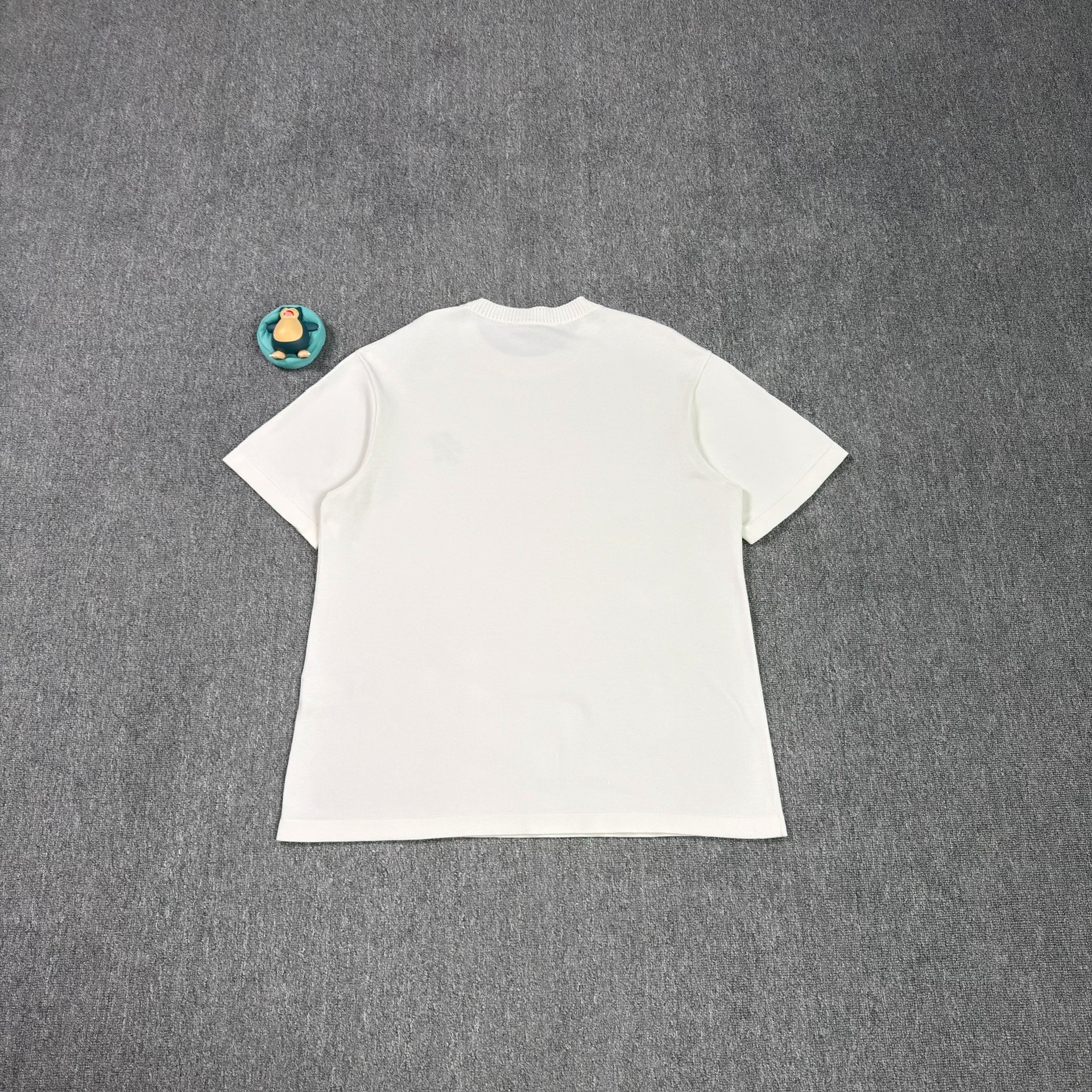 Louis Vuitton White Embroidered Logo T-Shirt — front