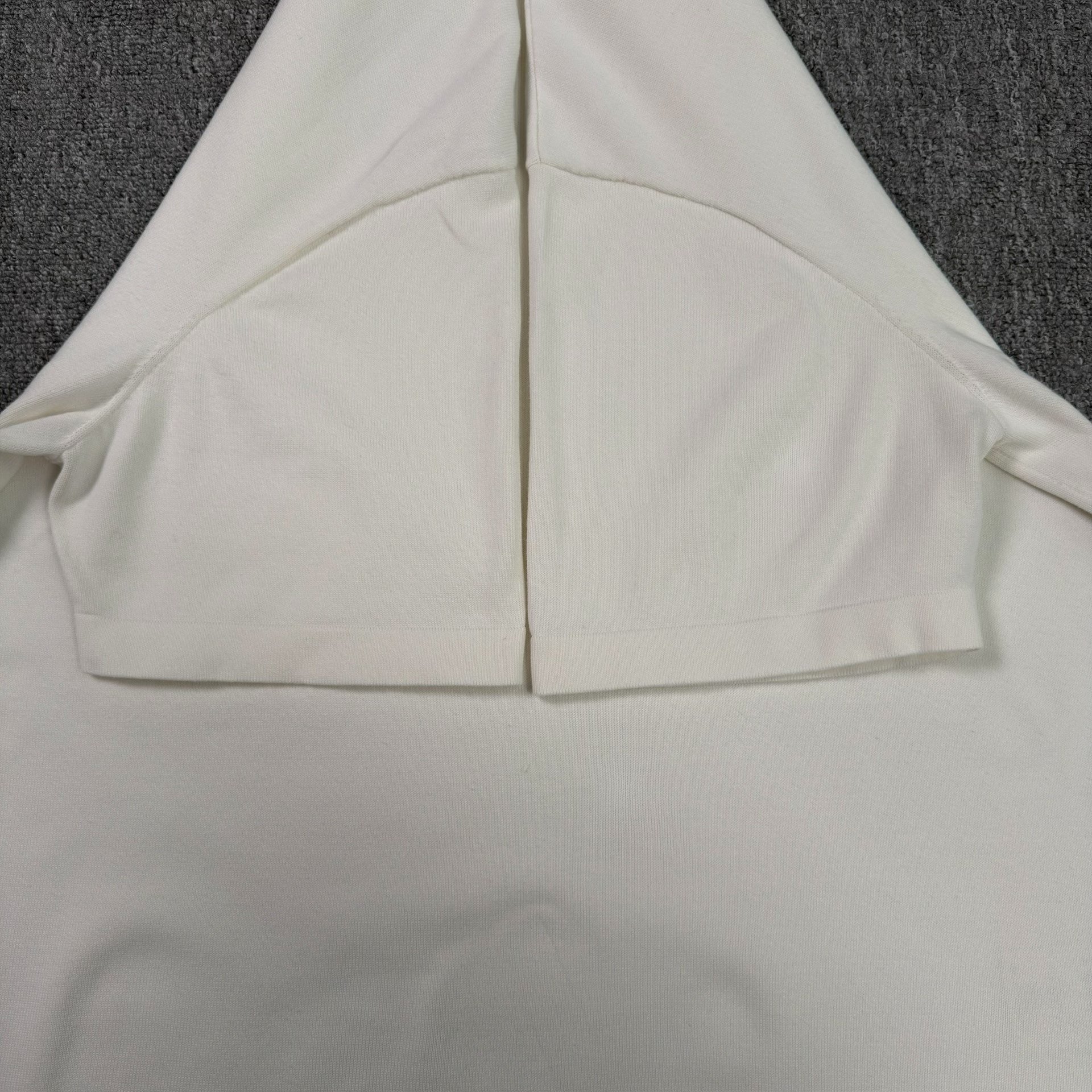 Louis Vuitton White Embroidered Logo T-Shirt — back