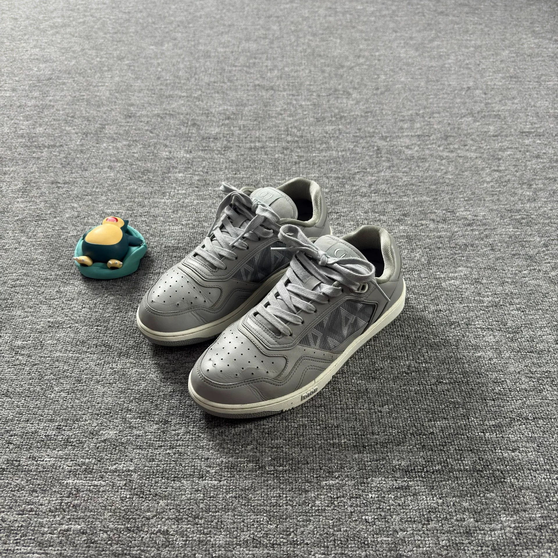 Dior B27 Gray Low-Top Sneakers