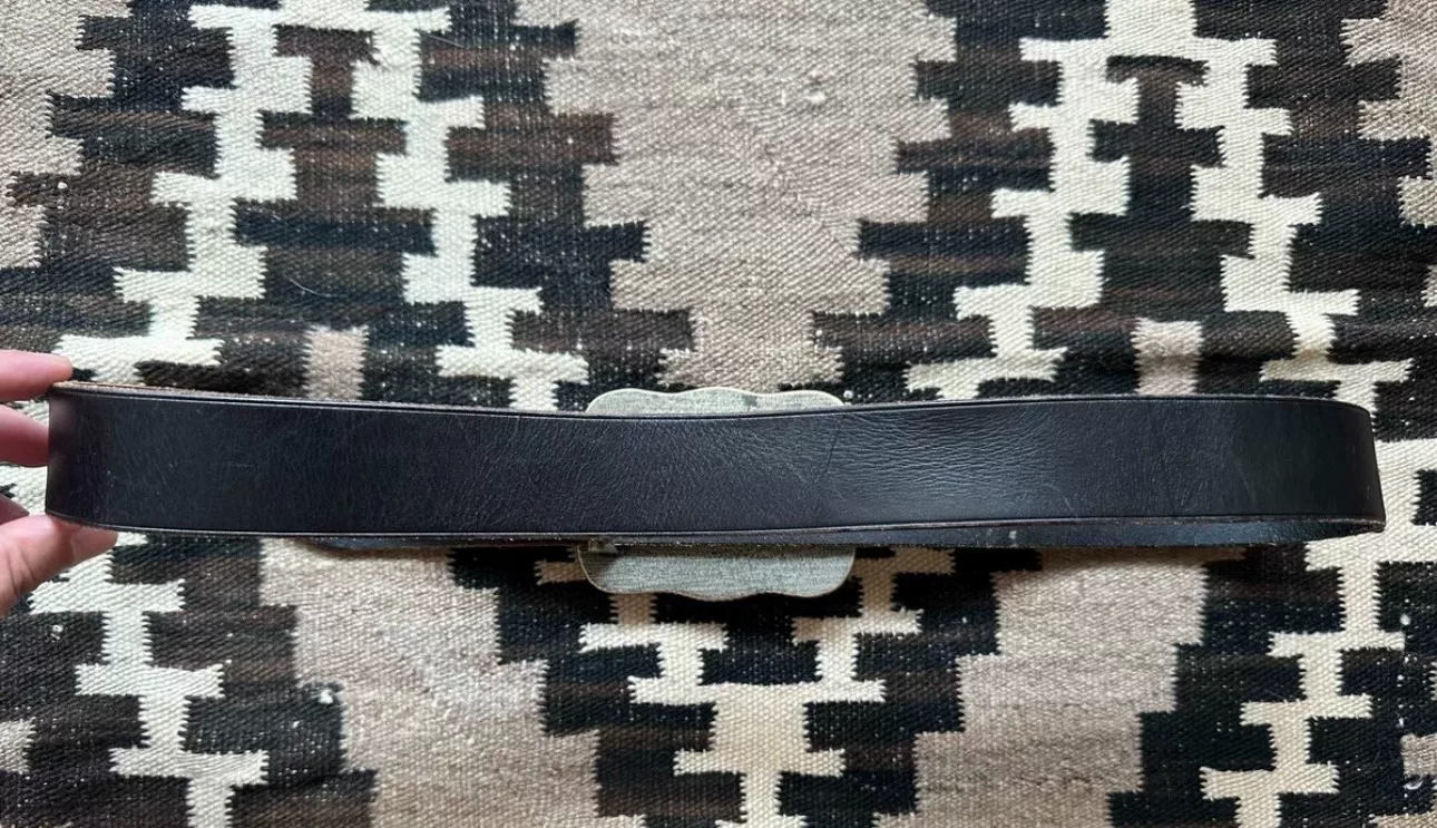 Ralph Lauren Western Bull Head Belt Buckle — front