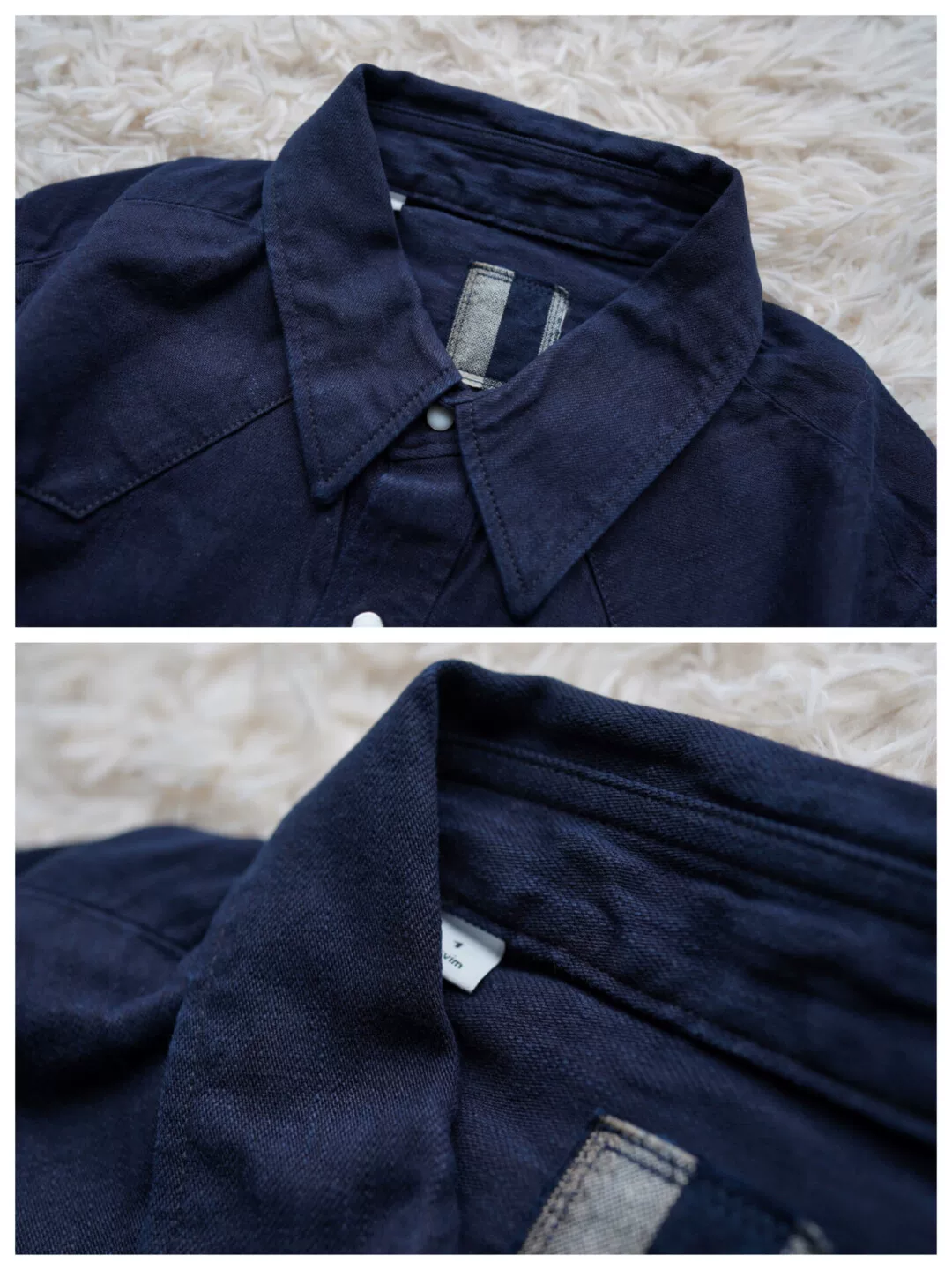 visvim ict shirt one wash — detail