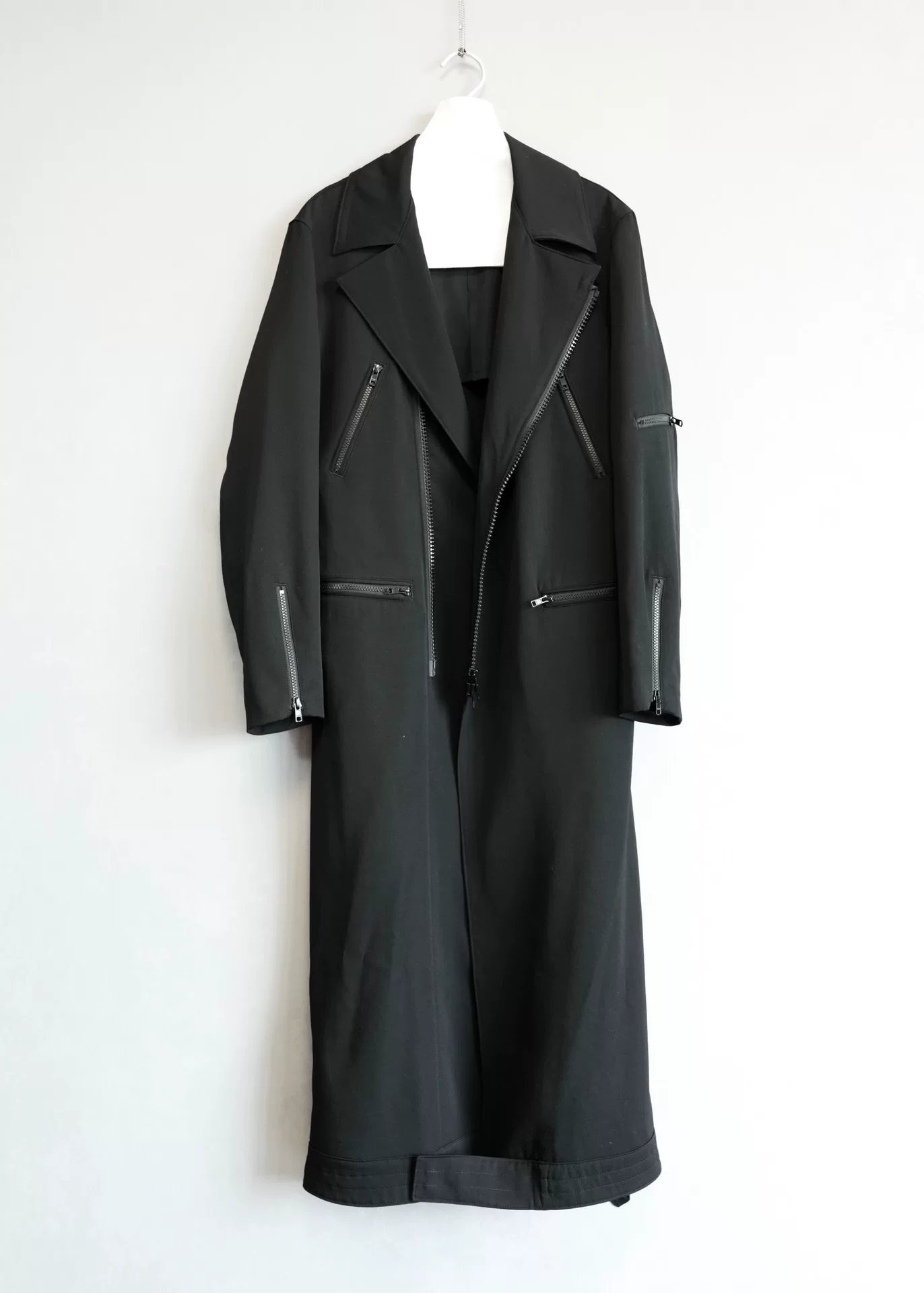Yohji Yamamoto 20SS Zip Biker Wool Coat