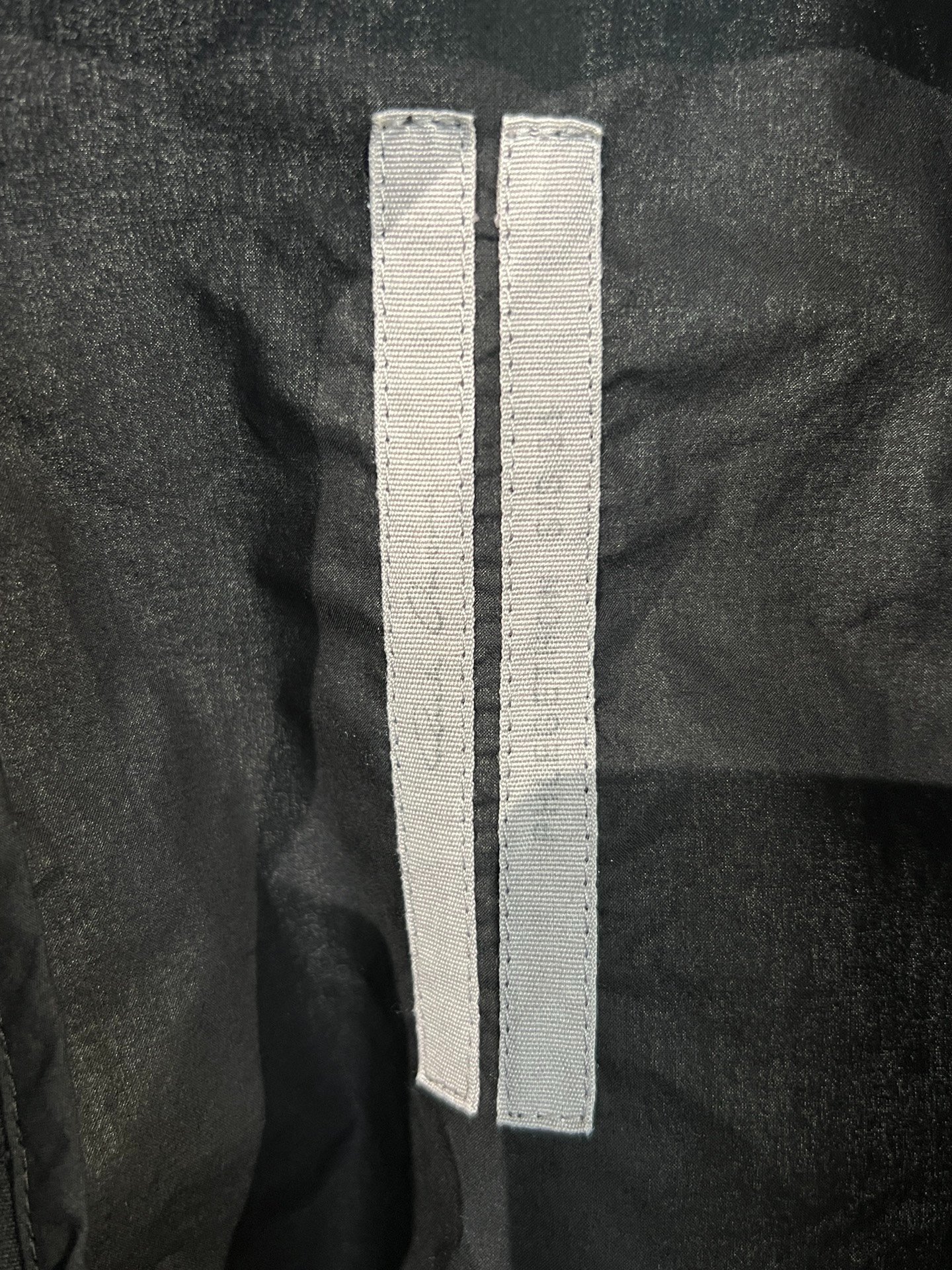 Rick Owens V-neck Button Shirt Jacket — label