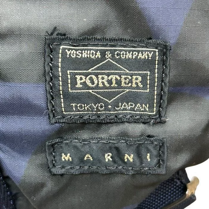 porter×MARNI Collaboration Handbag Backpack — label