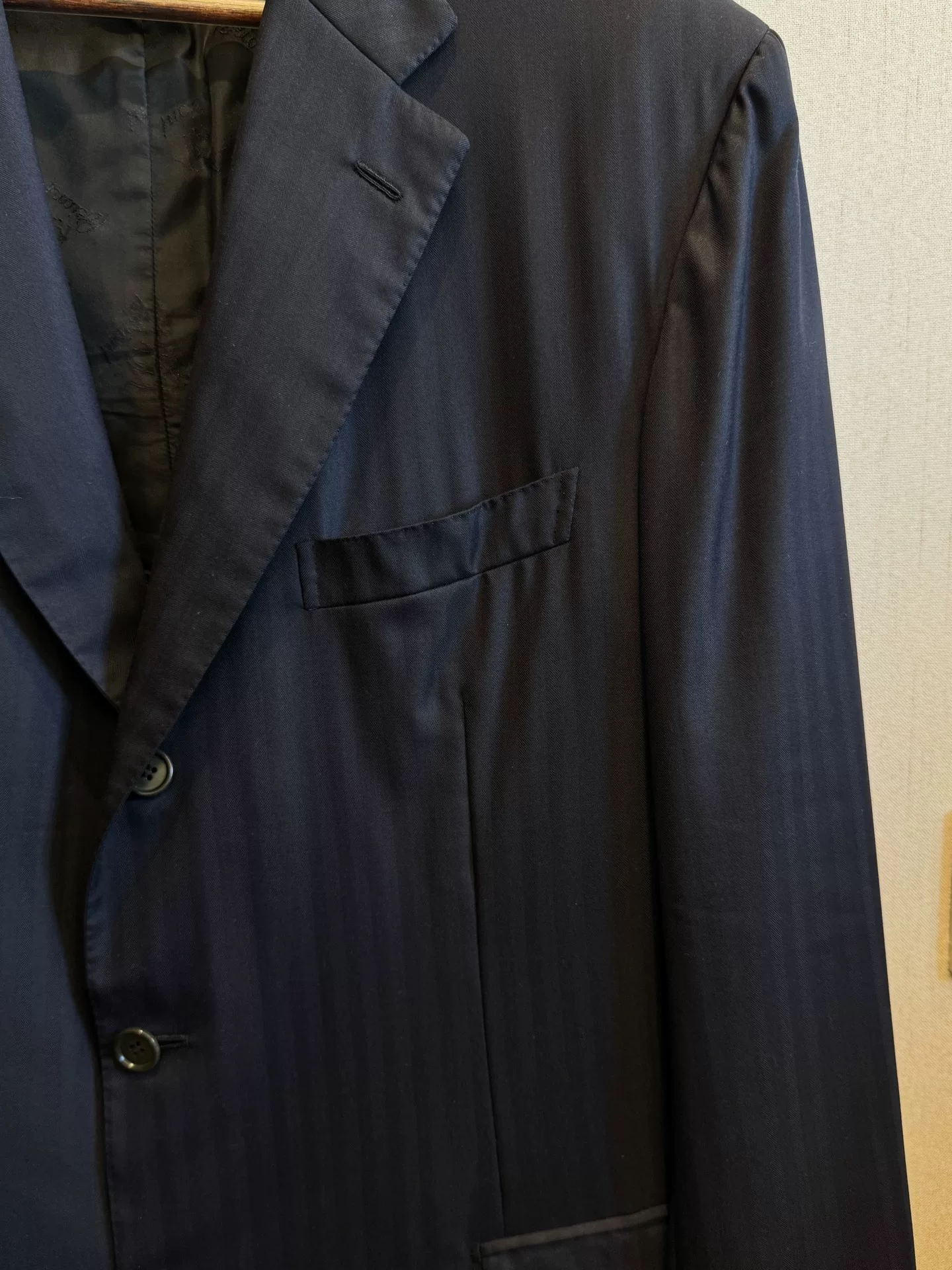 Brioni 150s Herringbone Suit — front