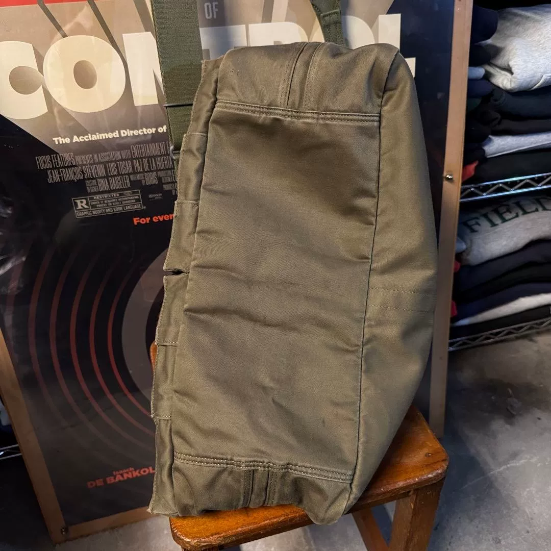 PORTER LOVE&PEACE Olive Green Shoulder Bag — detail