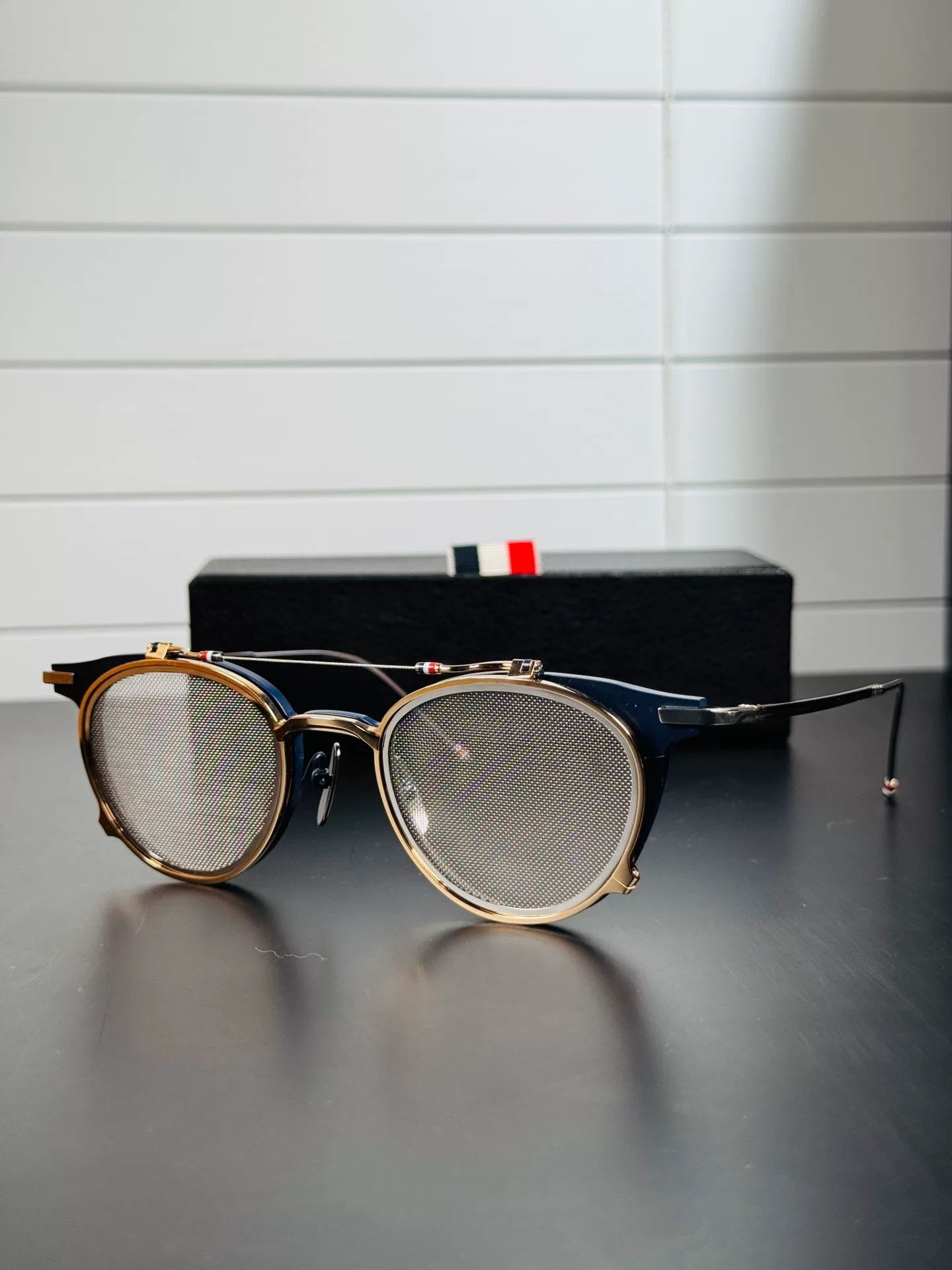 Thom Browne TBS-814 Flip-Up Eyeglasses — back