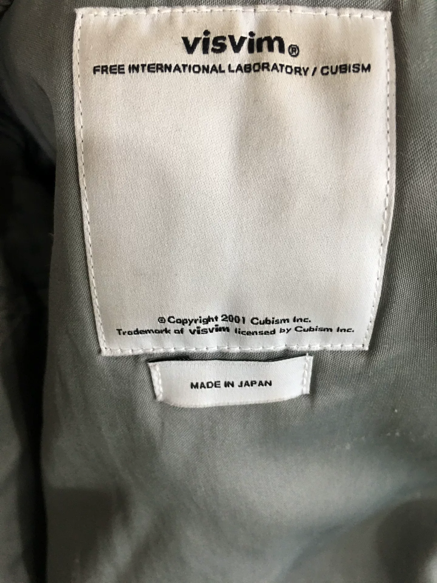 VISVIM 15AW THORSON STARS JKT — label