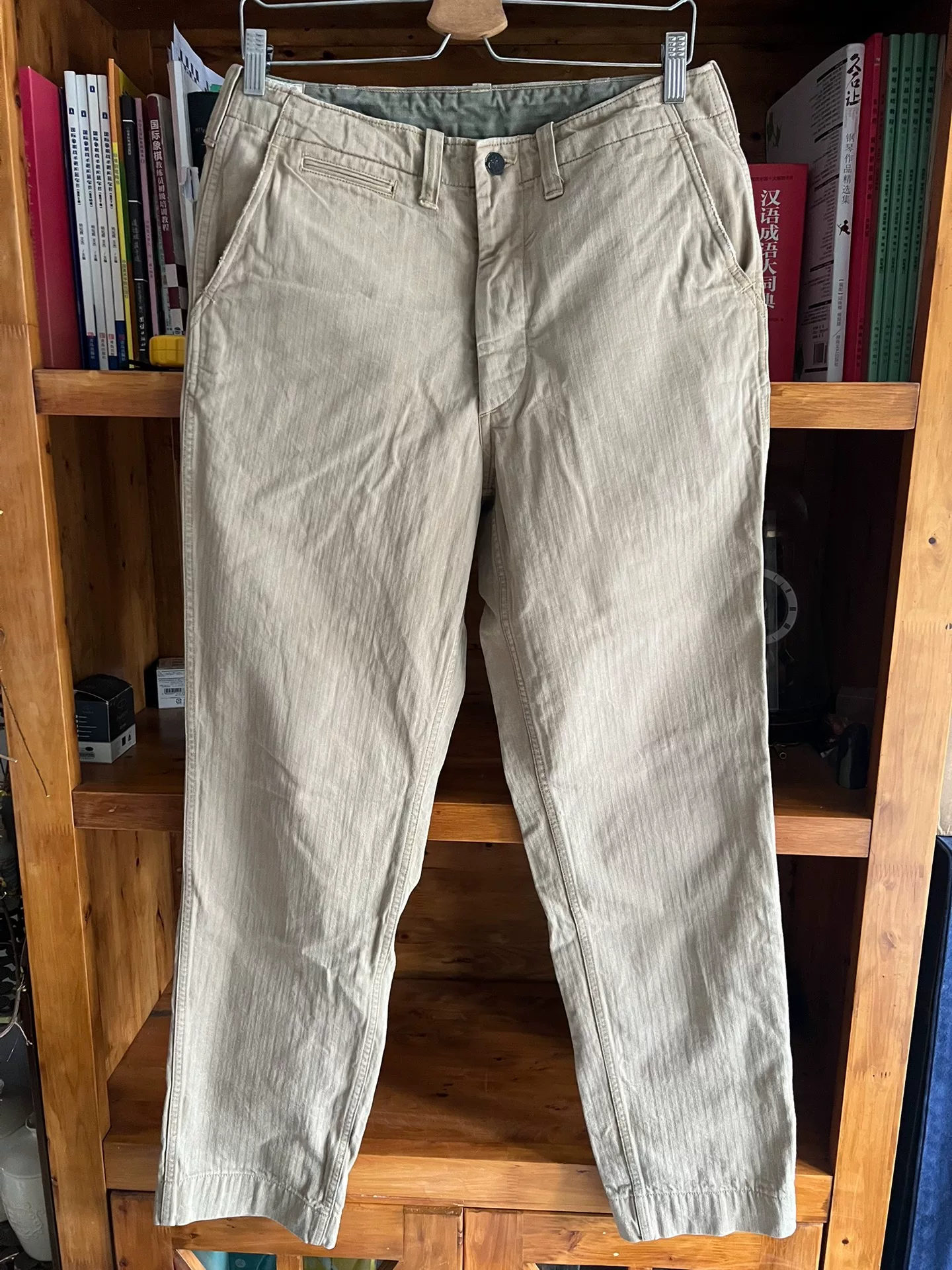 Freewheelers Vintage Herringbone Military Pants