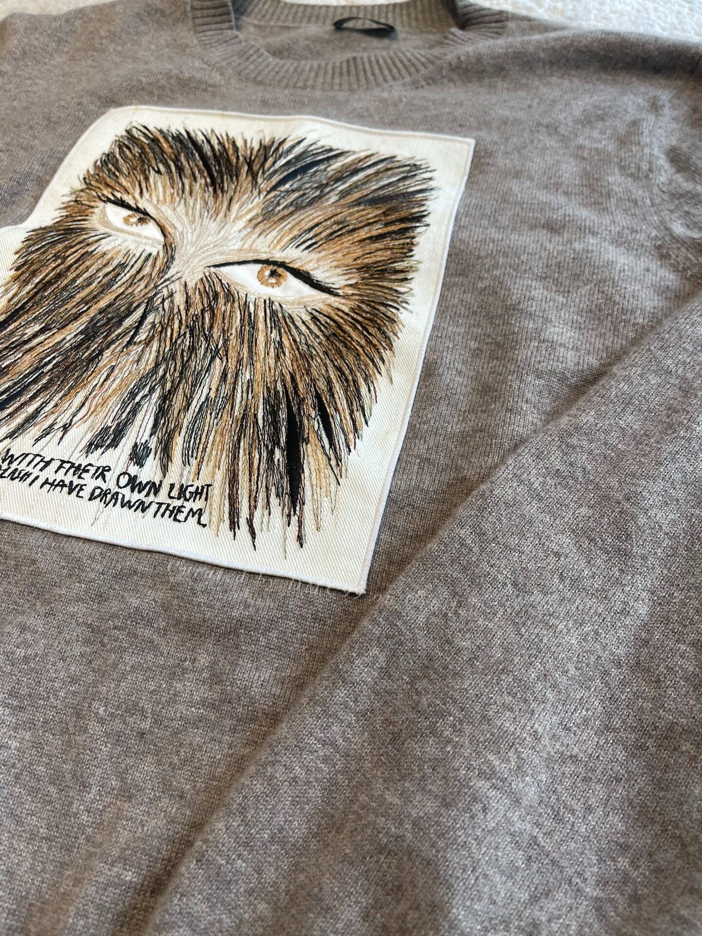 Dior Artist Collaboration Cashmere Sweater — front