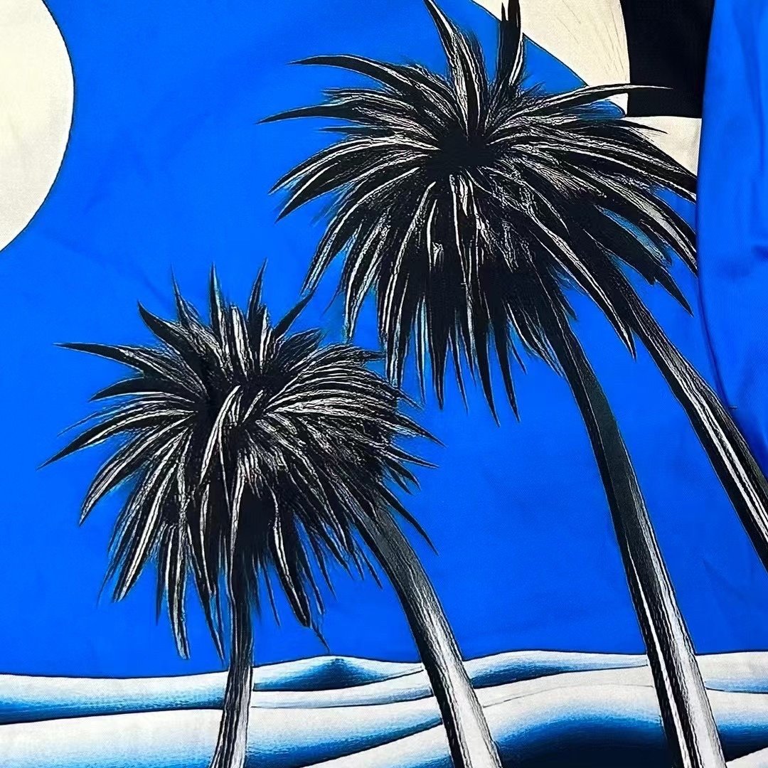 Louis Vuitton 24SS Palm Tree Short-Sleeve Shirt — label
