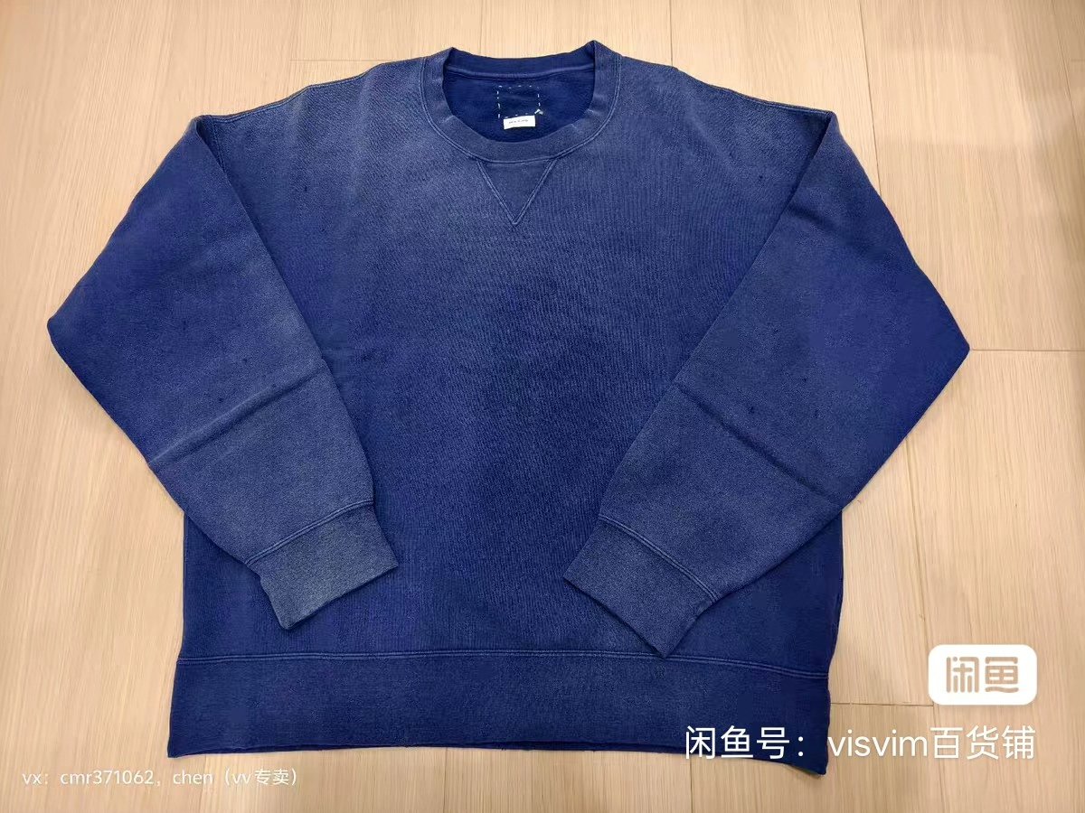 VISVIM 24AW JUMBO SB SWEAT L/S CRASH
