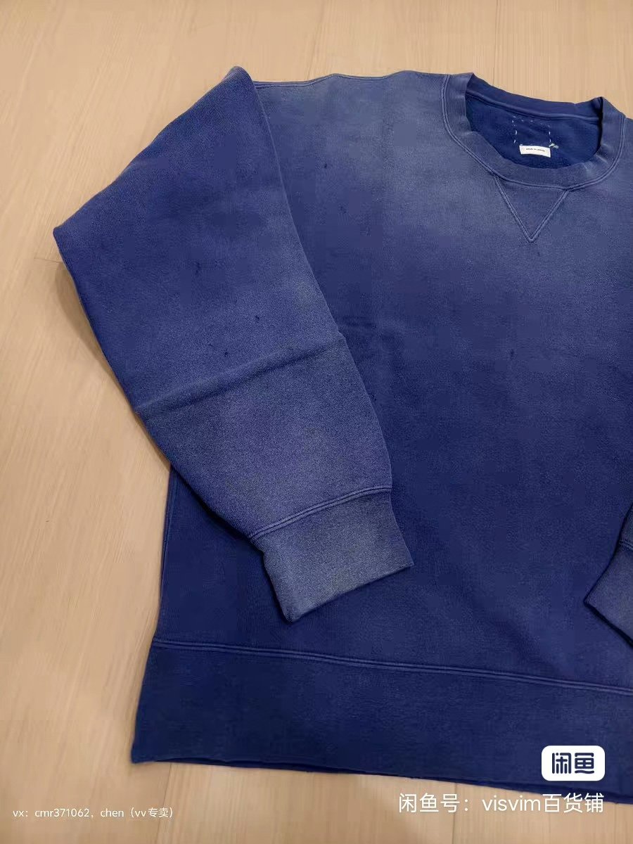 VISVIM 24AW JUMBO SB SWEAT L/S CRASH — front