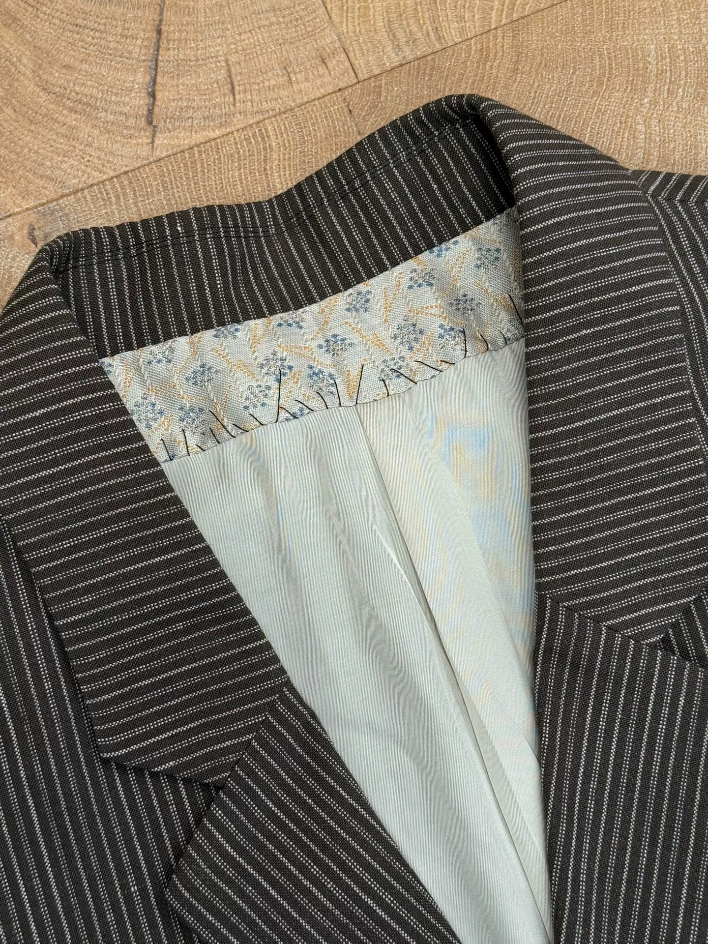 Visvim 24ss Hammons Jkt Santome Stripe Blazer — detail