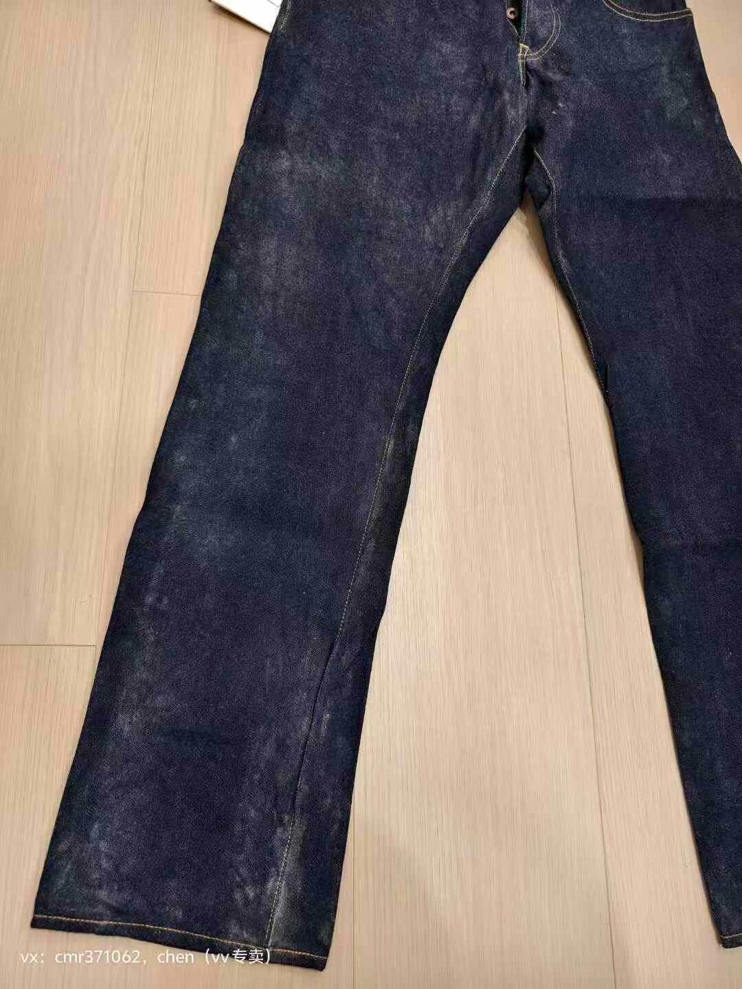VISVIM RAW MUD OD Raw Denim — front