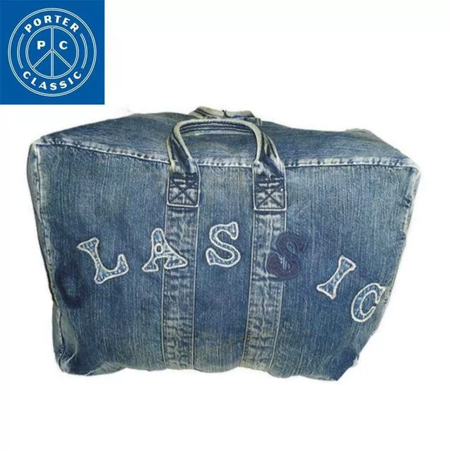 Porter Classic Denim Large Capacity Bag — detail
