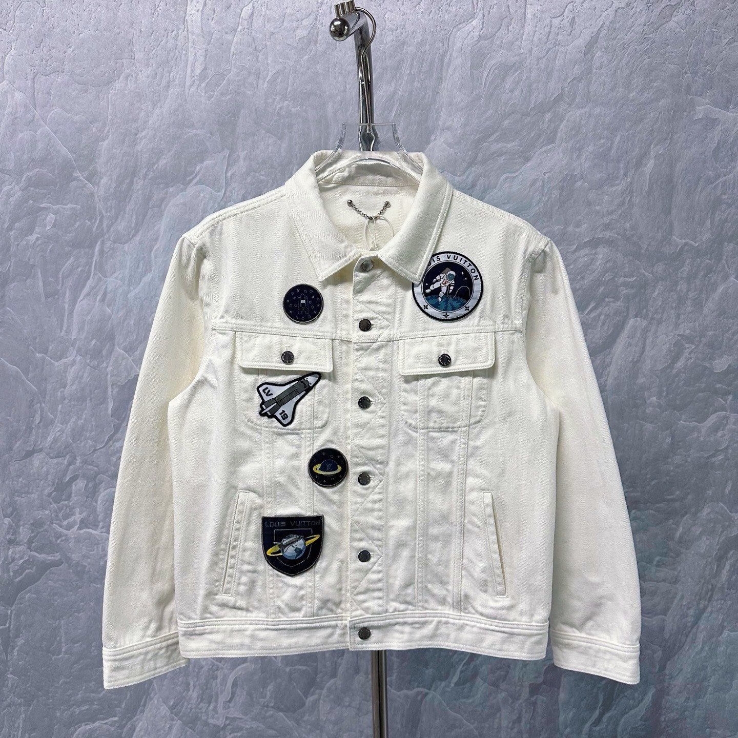 Louis Vuitton Astronaut Embroidery Denim Jacket
