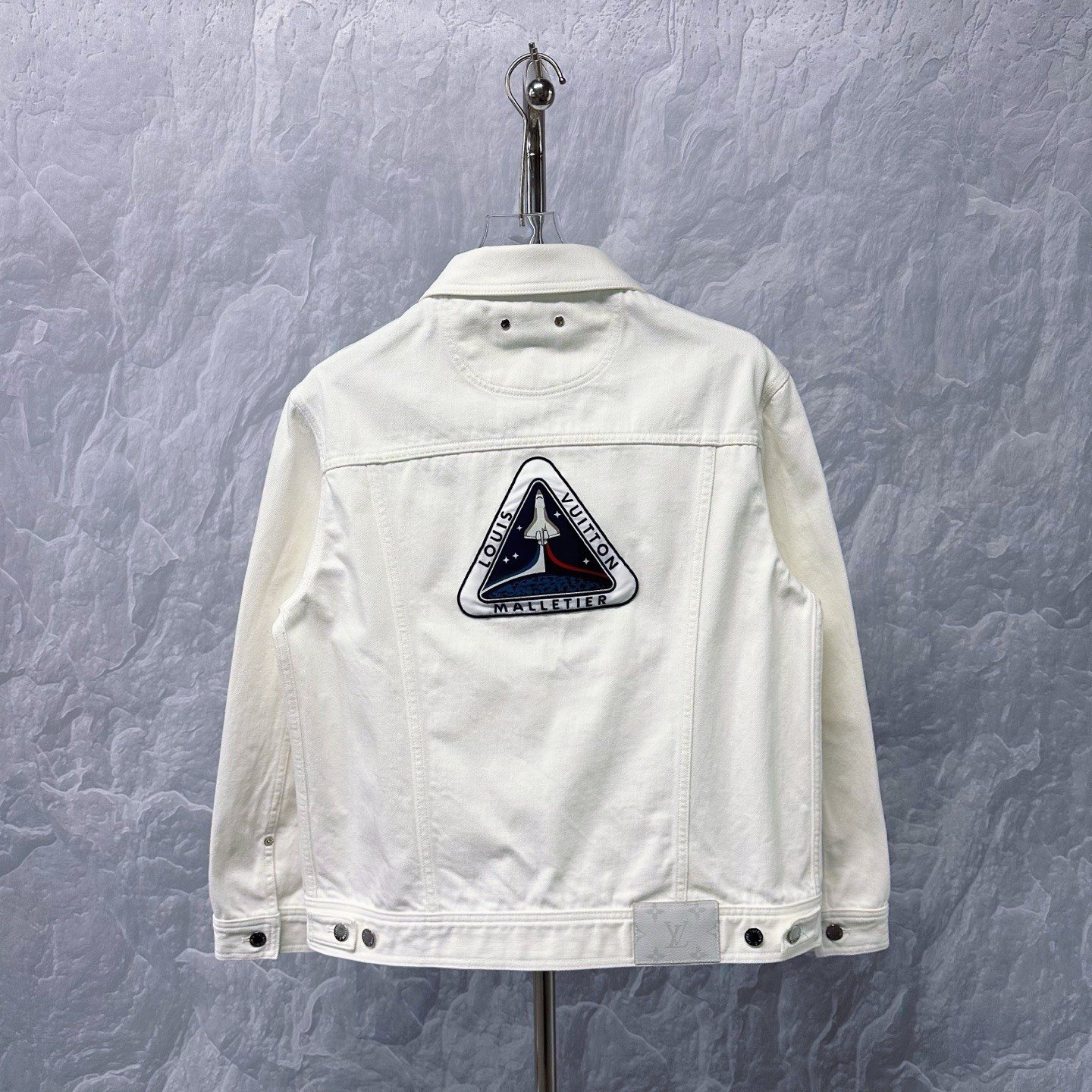 Louis Vuitton Astronaut Embroidery Denim Jacket — back