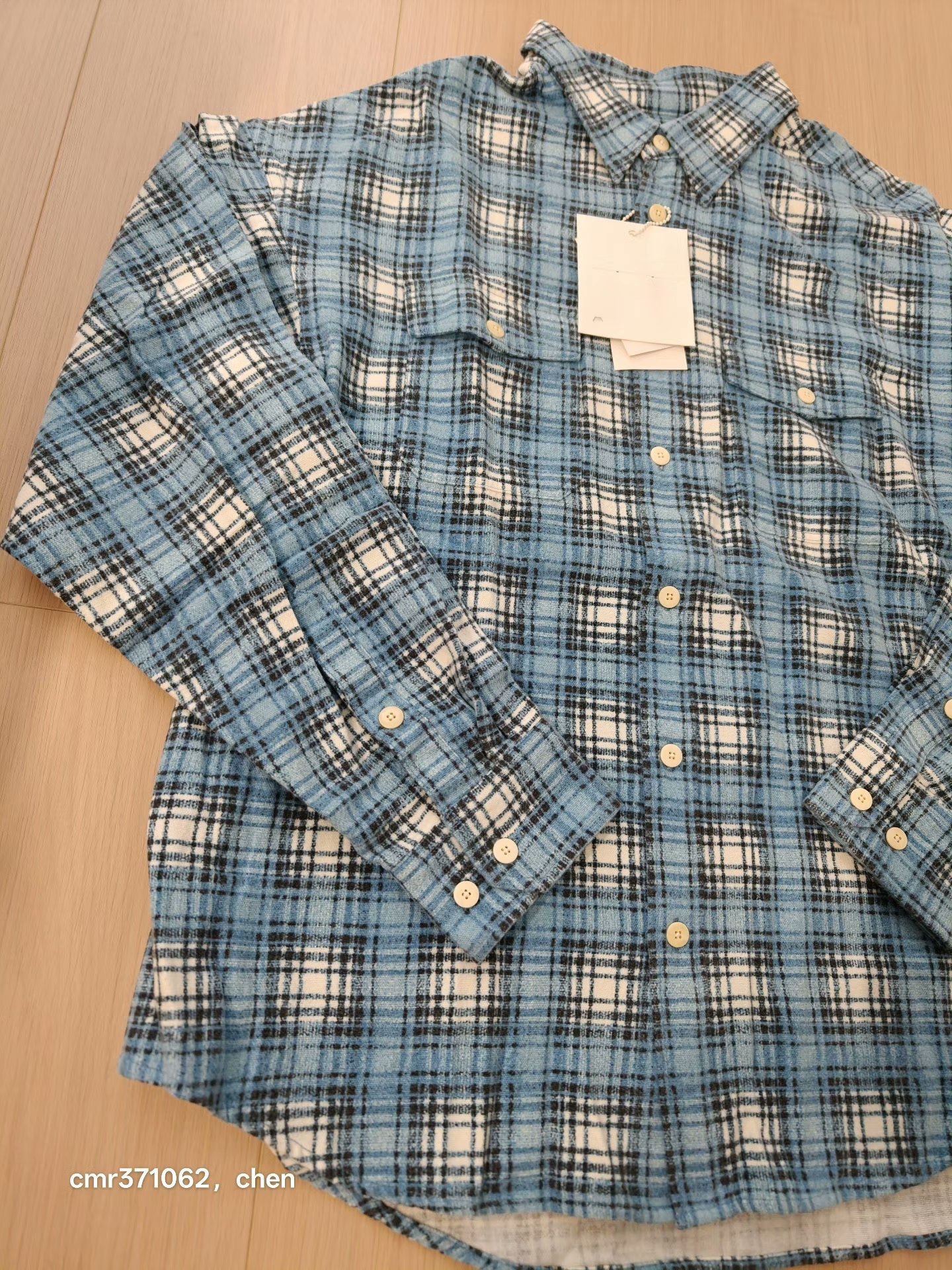 VISVIM 23AW PIONEER KHADI CHECK SHIRT — detail