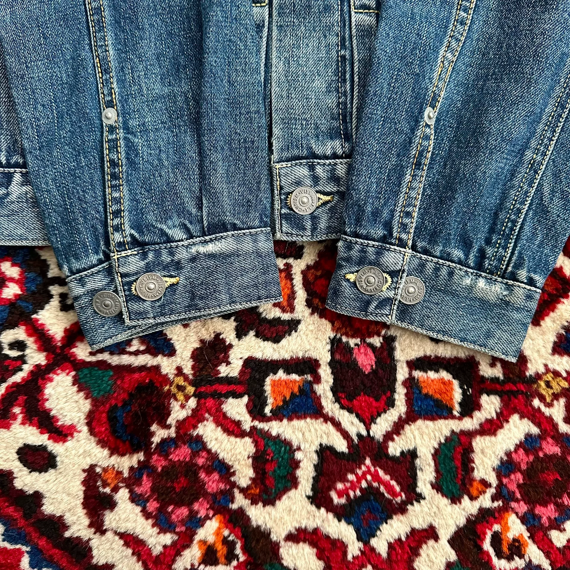 visvim 101 11AW Denim Jacket — label