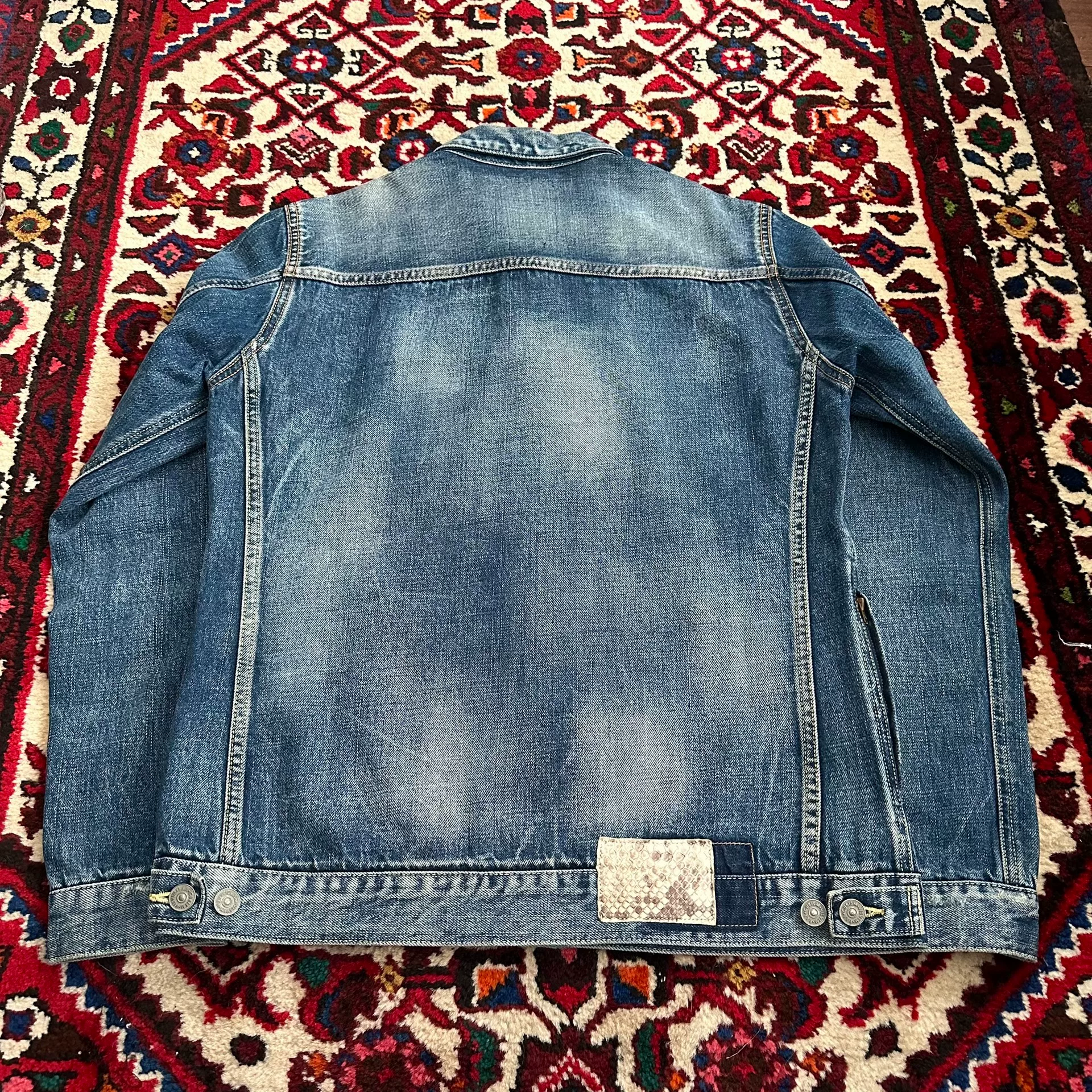 visvim 101 11AW Denim Jacket — detail