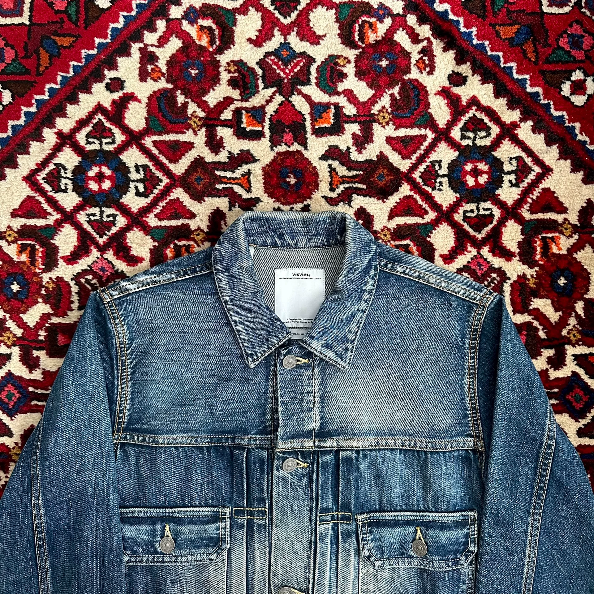 visvim 101 11AW Denim Jacket — back