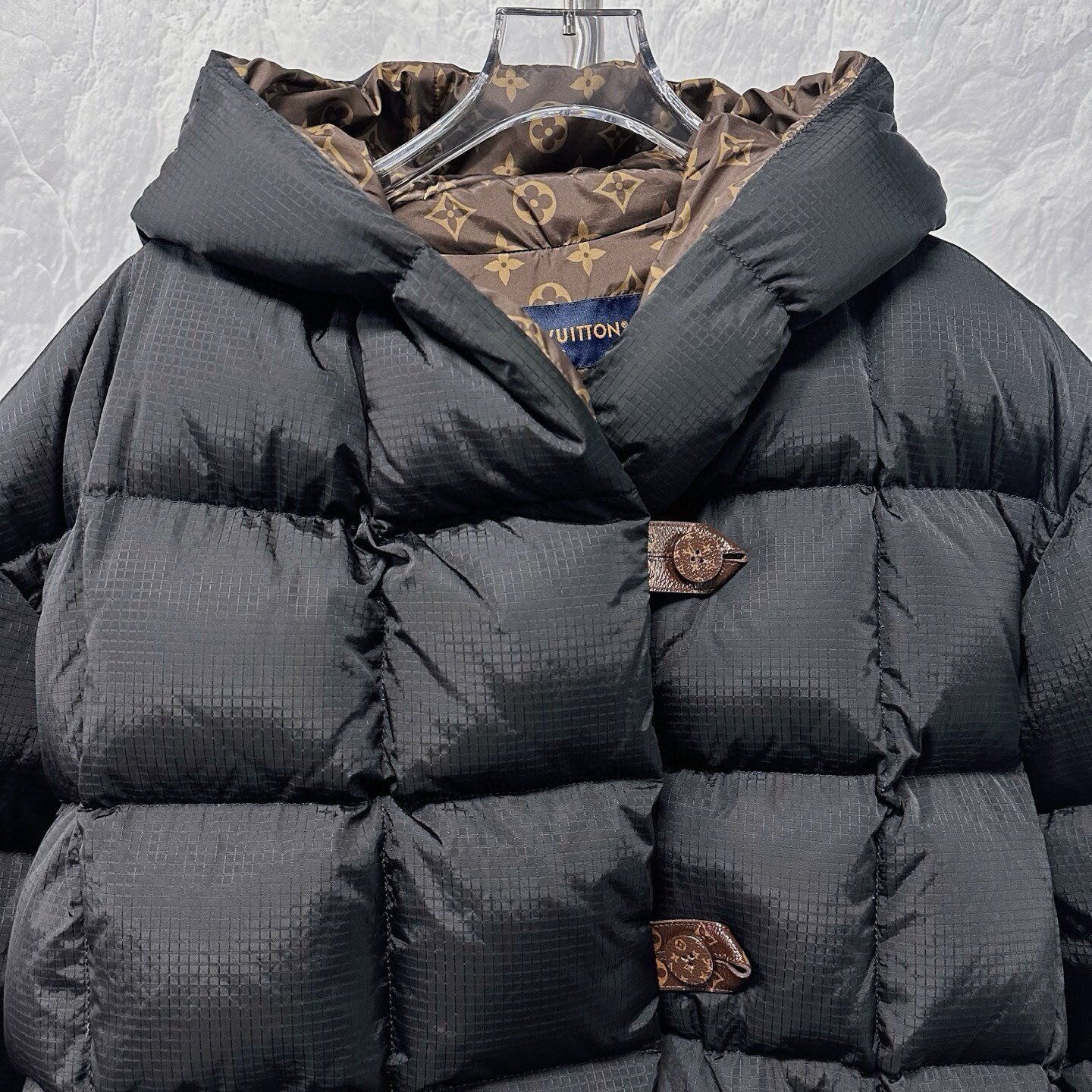 Louis Vuitton Capsule Hooded Down Jacket — detail