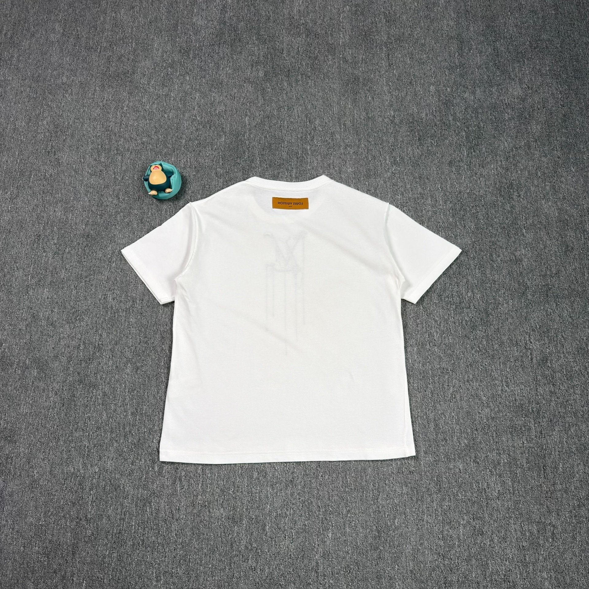 Louis Vuitton White Logo Short-Sleeve Tee — front