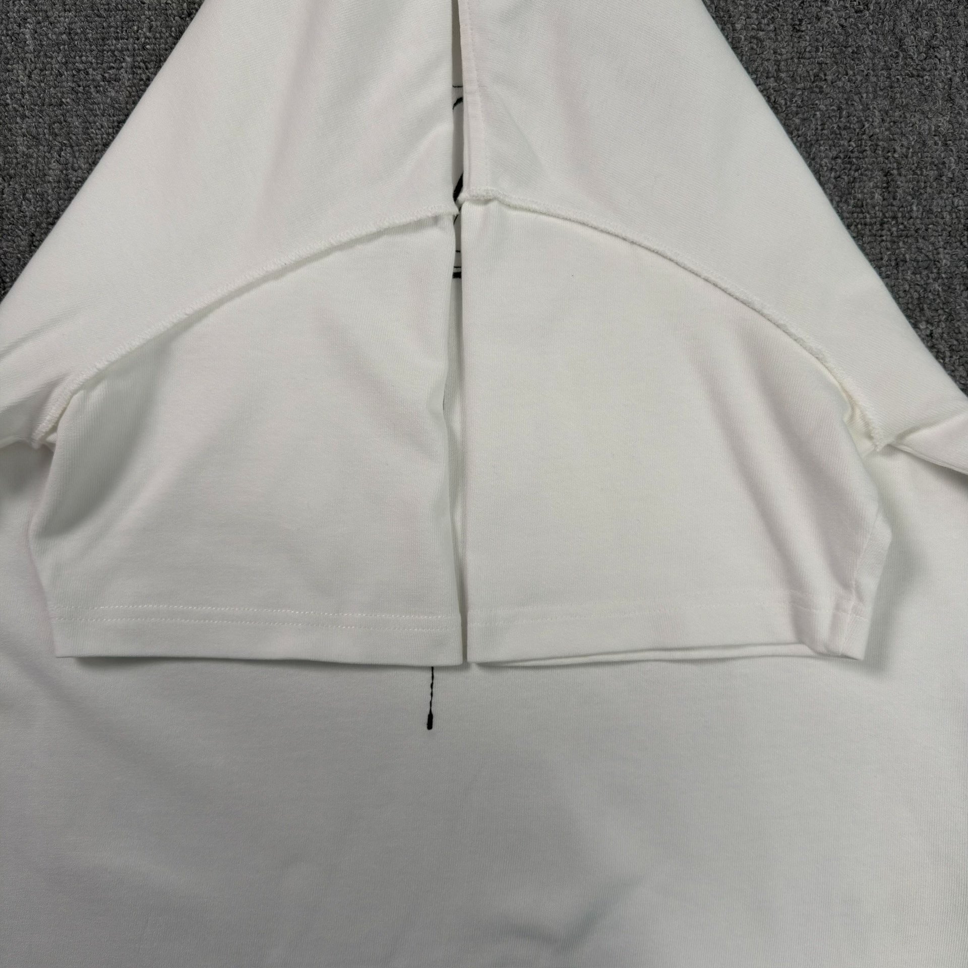 Louis Vuitton White Logo Short-Sleeve Tee — back