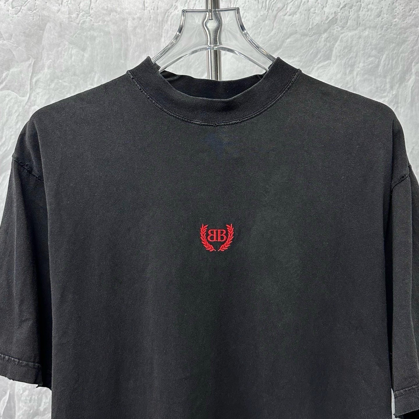 Balenciaga SS24 Wheat 2B Embroidery Tee — front