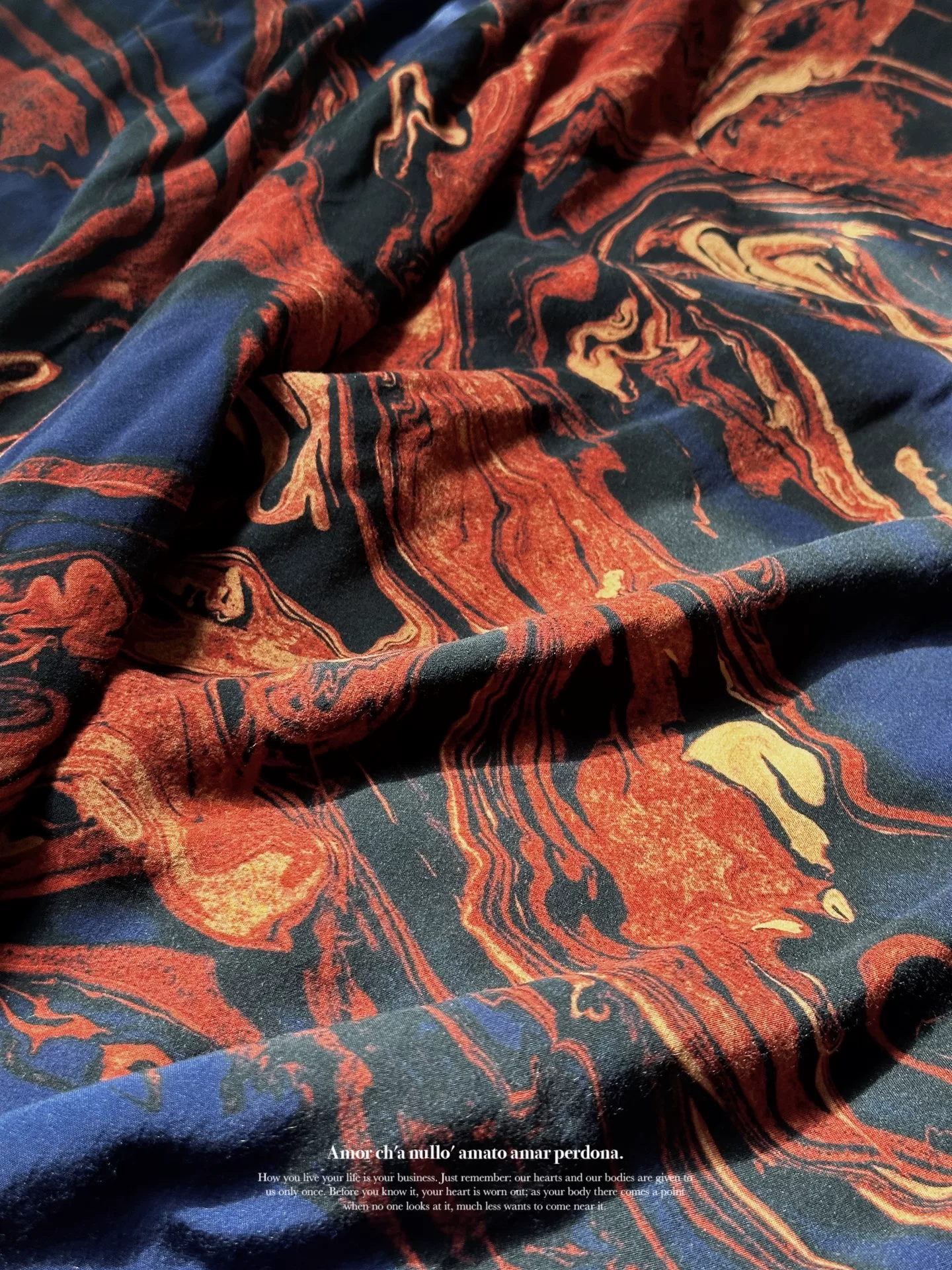 Yohji Yamamoto 15AW Paint Print Monk Pants — label