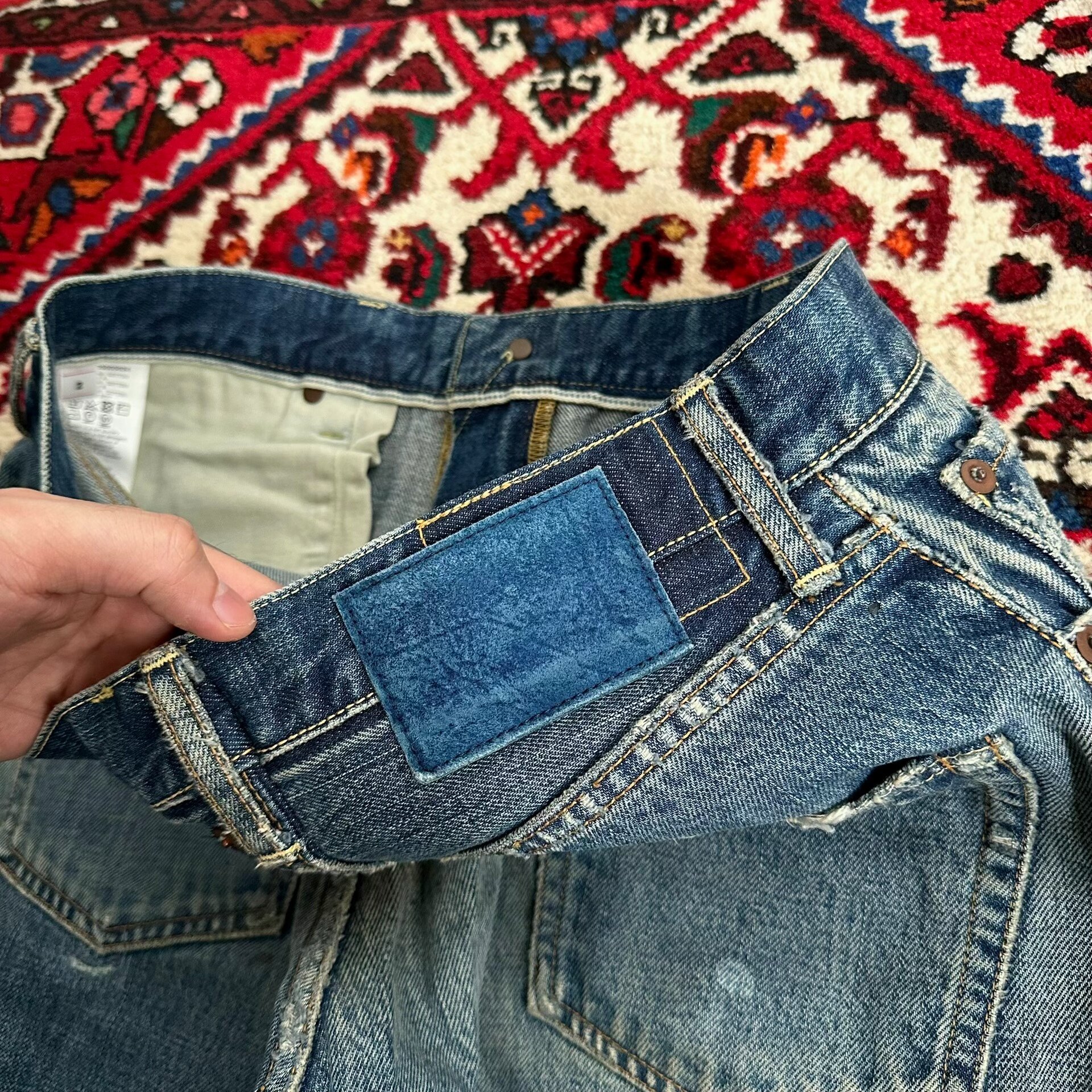 VISVIM 21ss JOURNEYMAN D27 Jeans — label