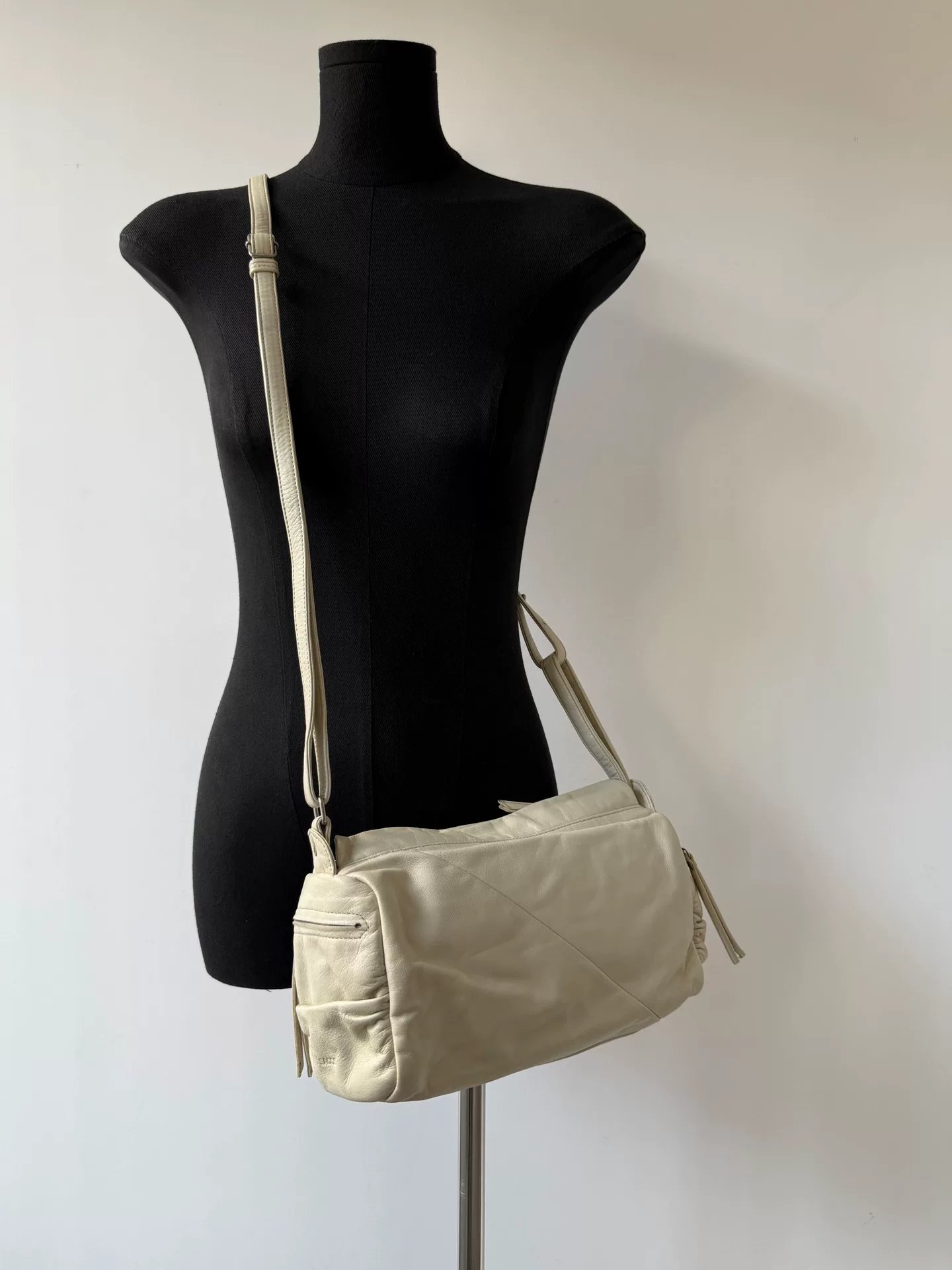 Yohji Yamamoto 2way Crossbody Bag — label