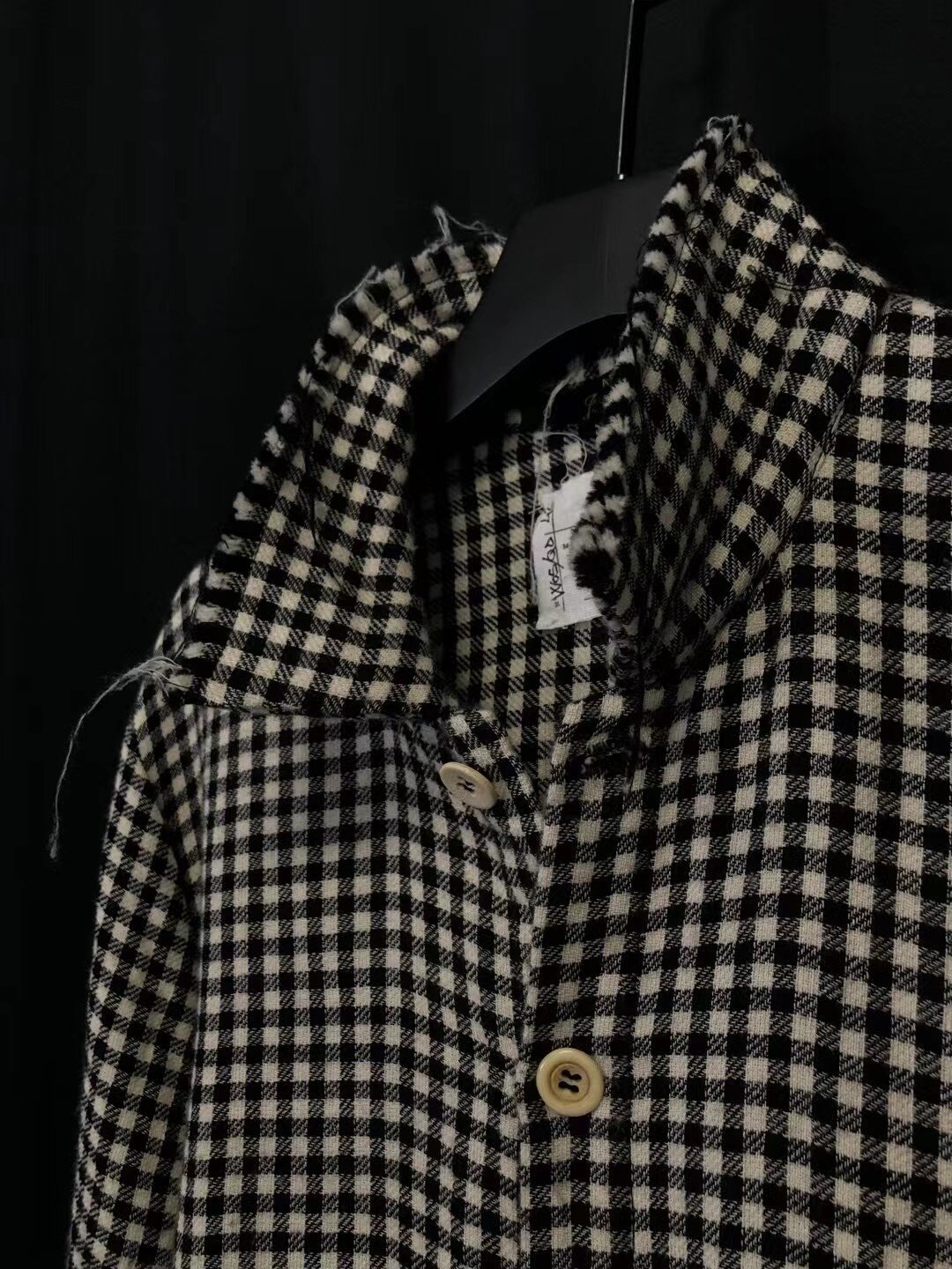 Archivio J.M. Ribot Vintage Wool Coat — label