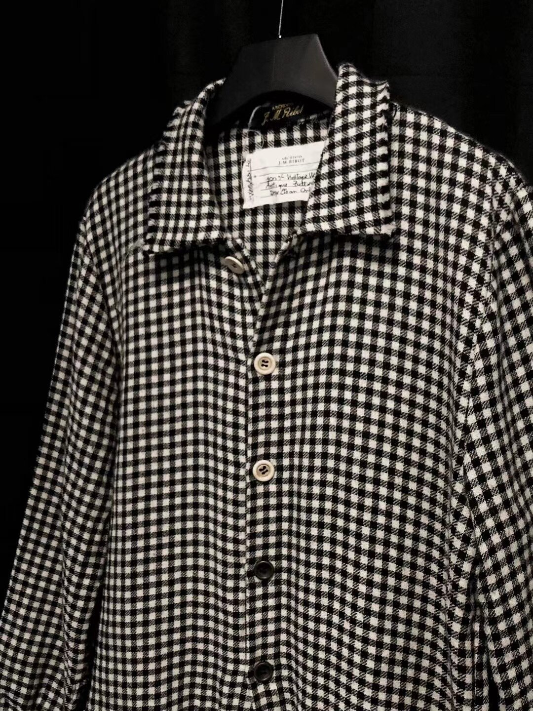 Archivio J.M. Ribot Vintage Wool Coat — back