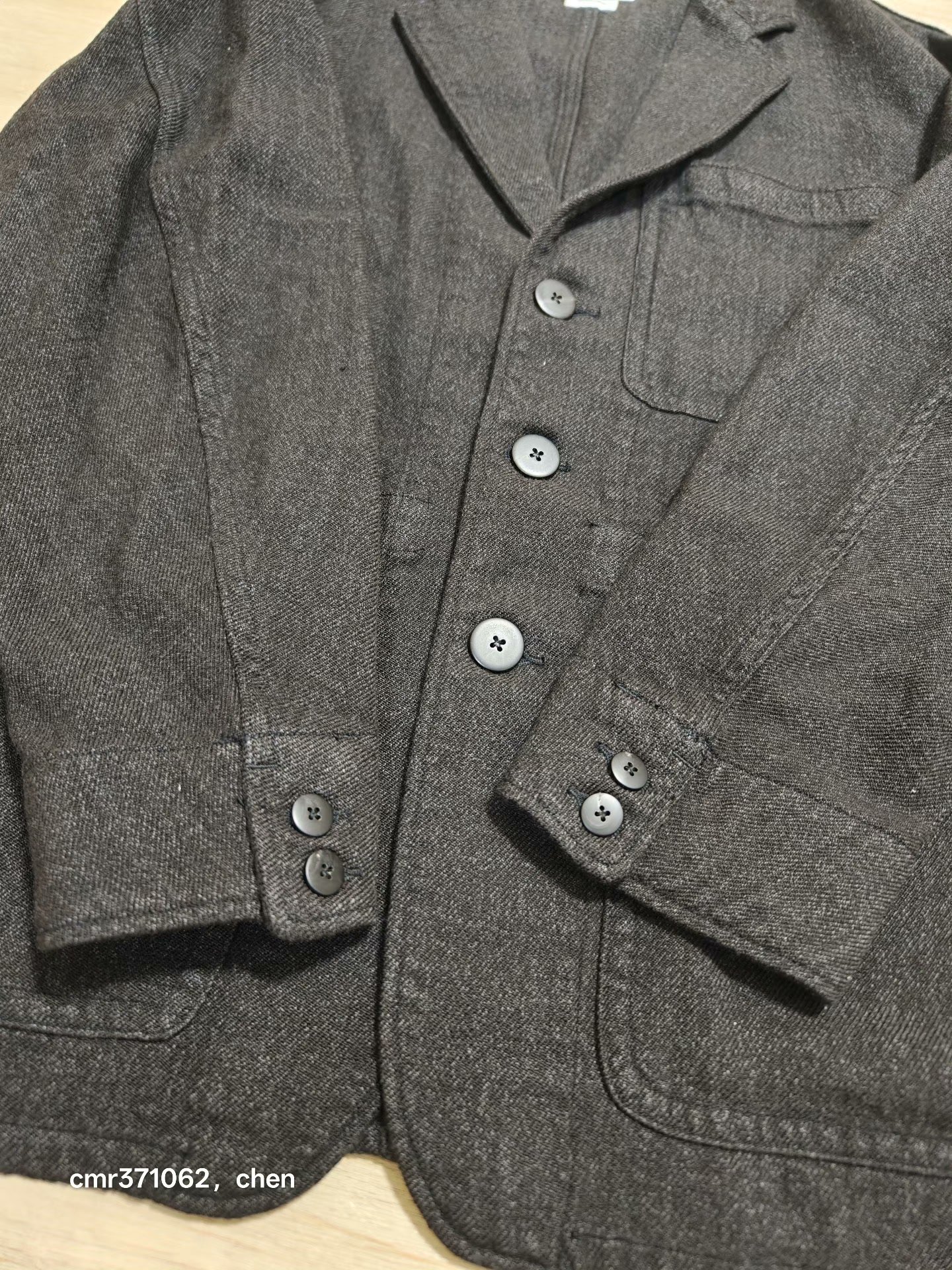VISVIM 26SS RAILWOOD JKT — back